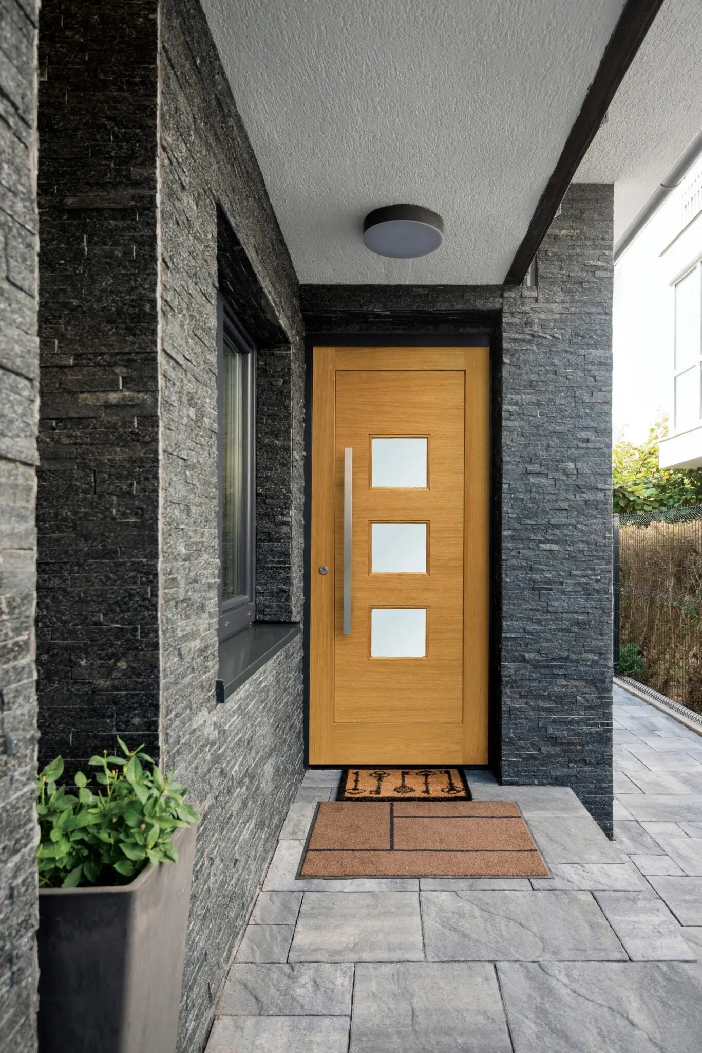 external oak door