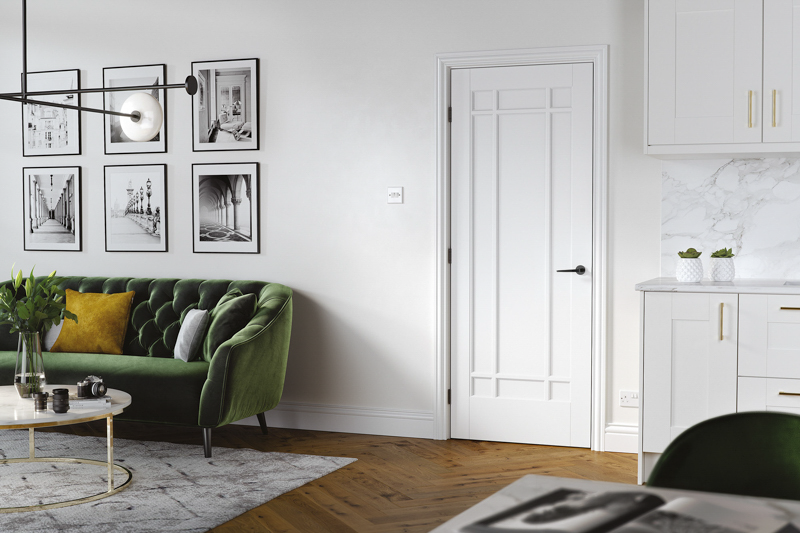White Primed Fire Doors