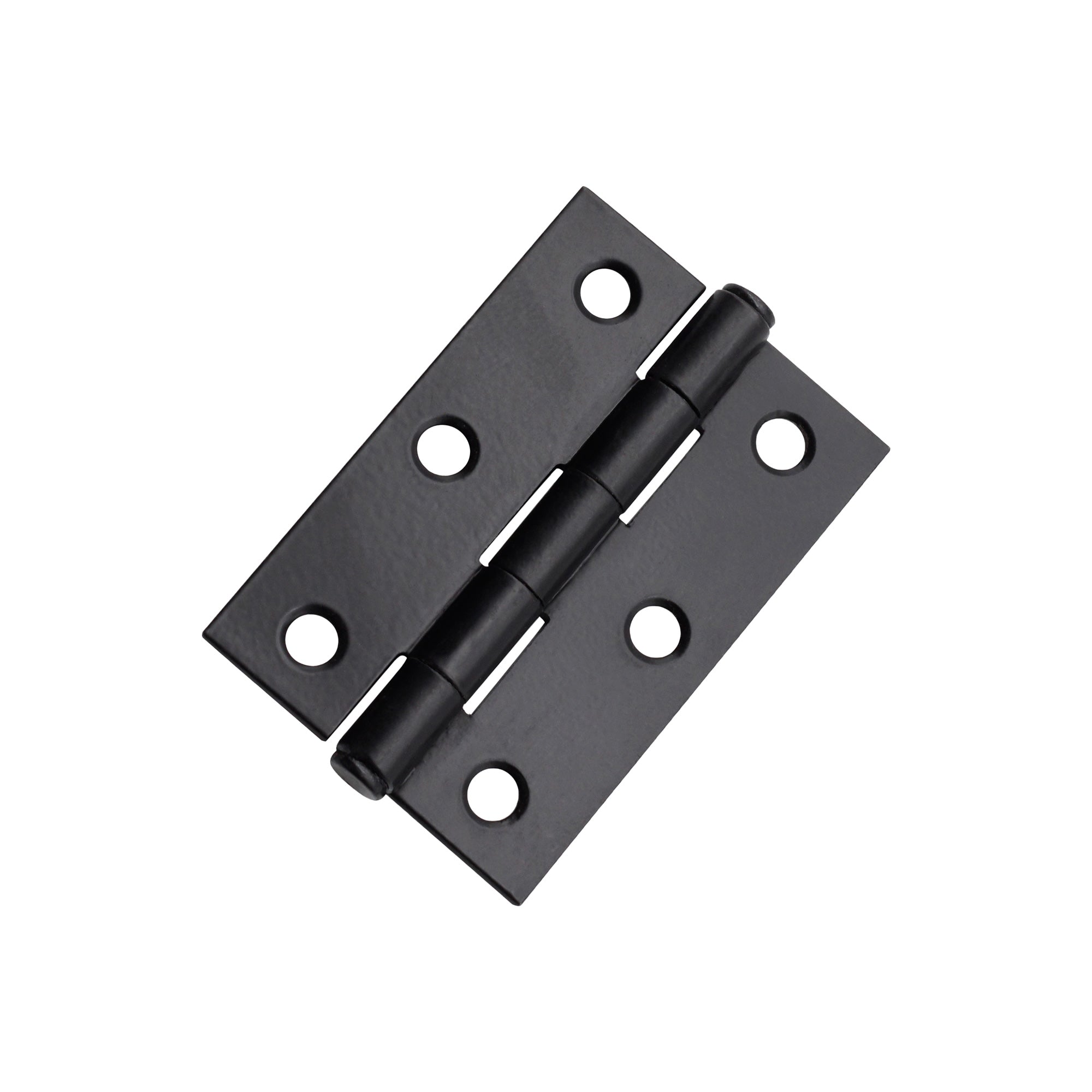 NON CE Mild Steel Butt Hinges - Matt Black