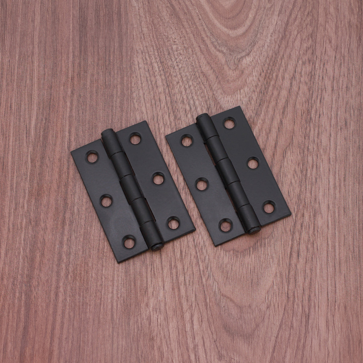 NON CE Mild Steel Butt Hinges - Matt Black