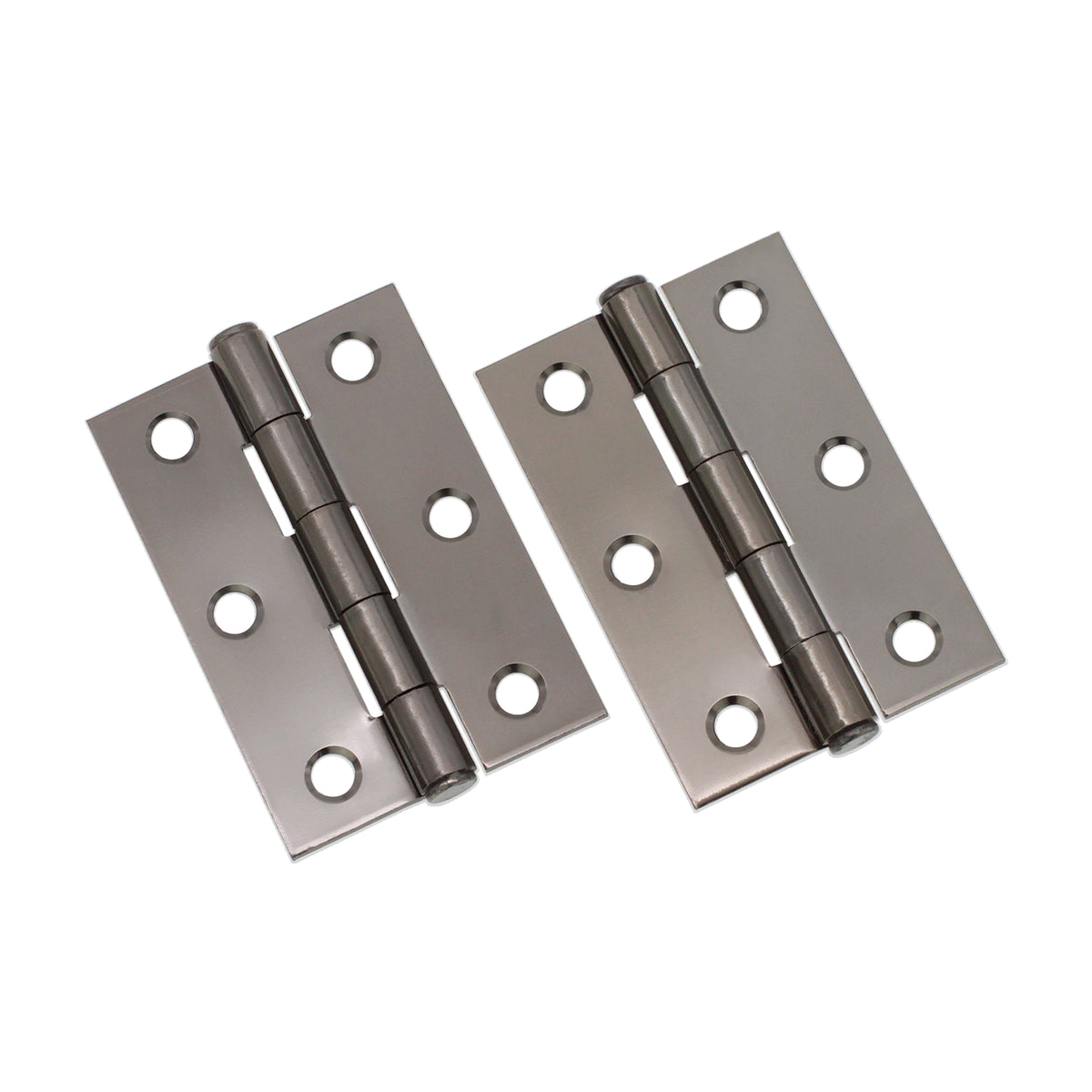 NON CE Mild Steel Butt Hinges - Black Nickel