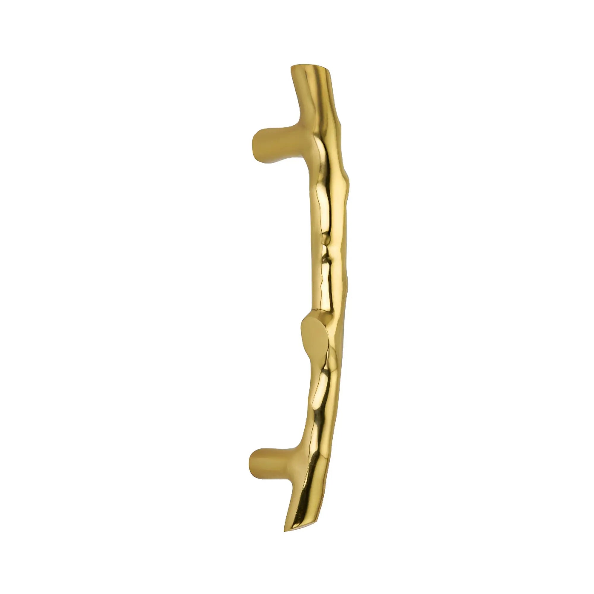 Bamboo Pull Handle 150mm Polished Brass Spira