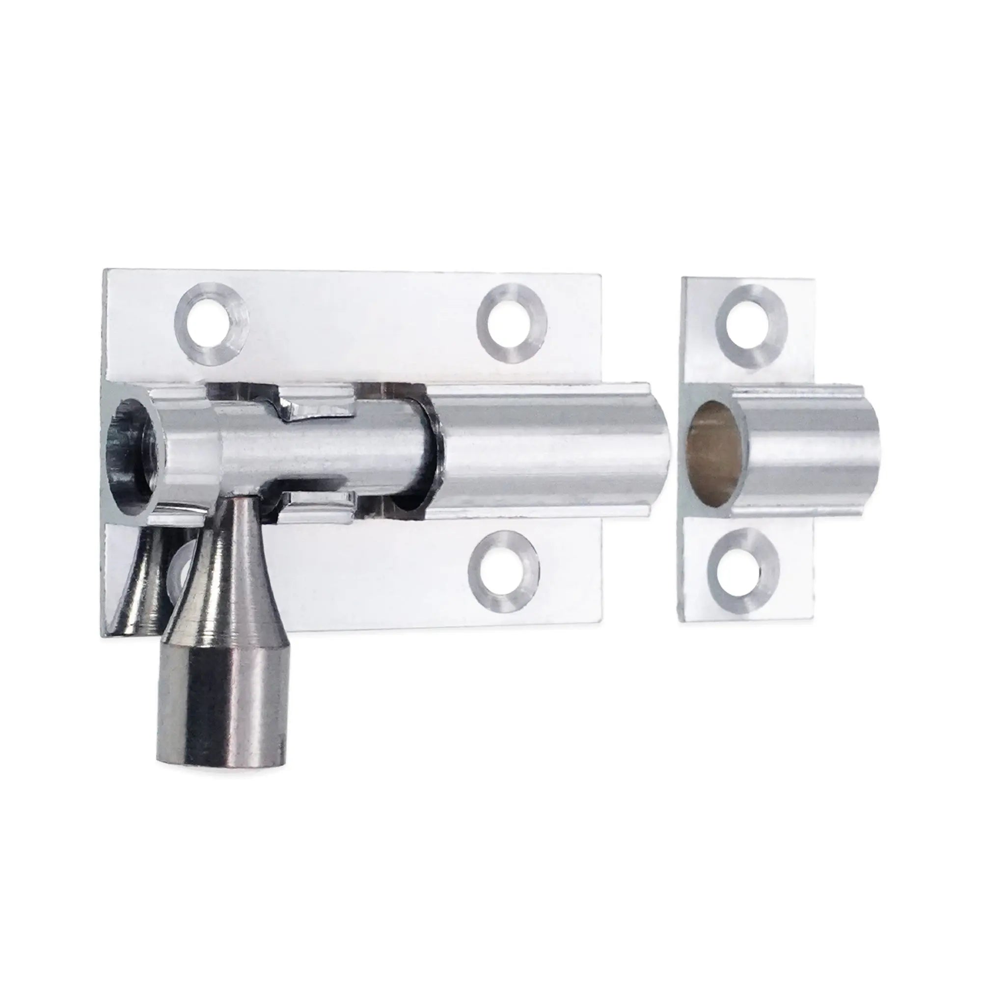 Brass Barrel Bolt 38mm Polished Chrome Spira
