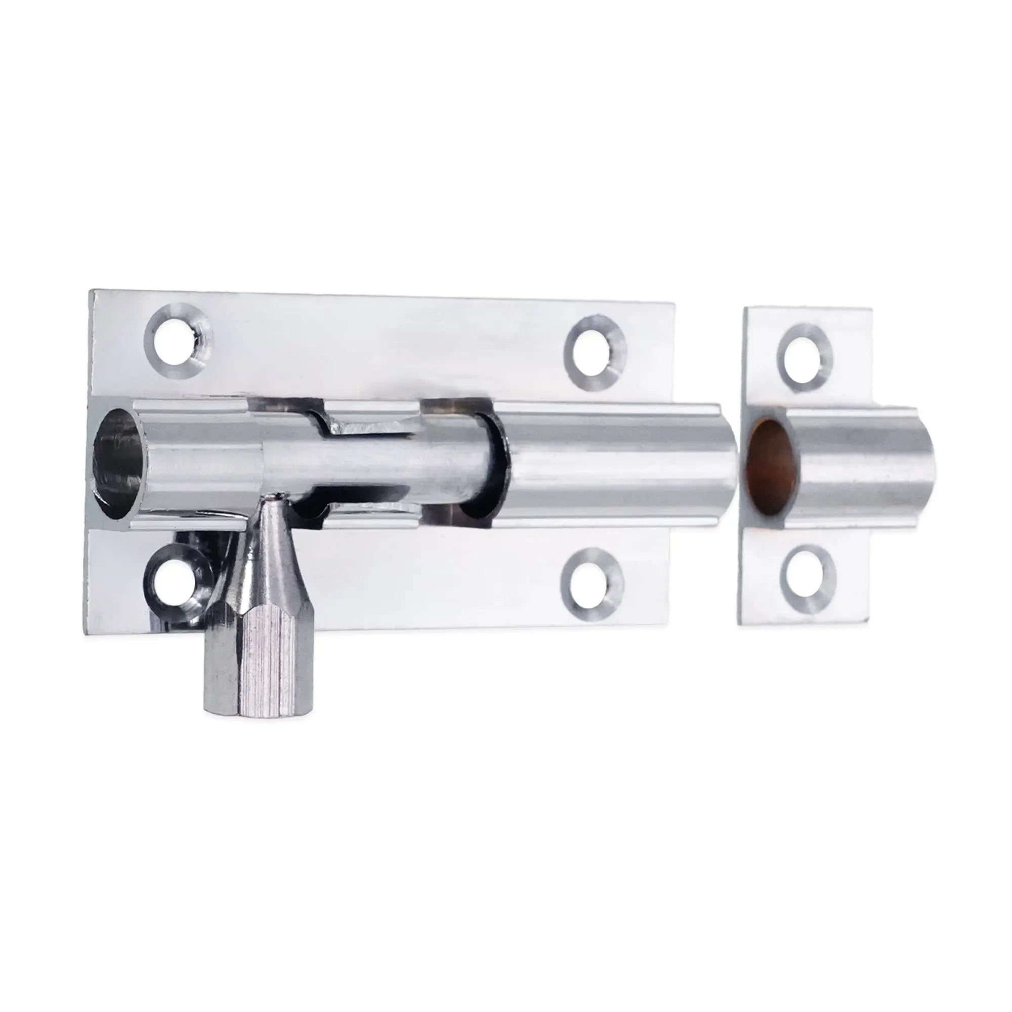 Brass Barrel Bolt 50mm Polished Chrome Spira