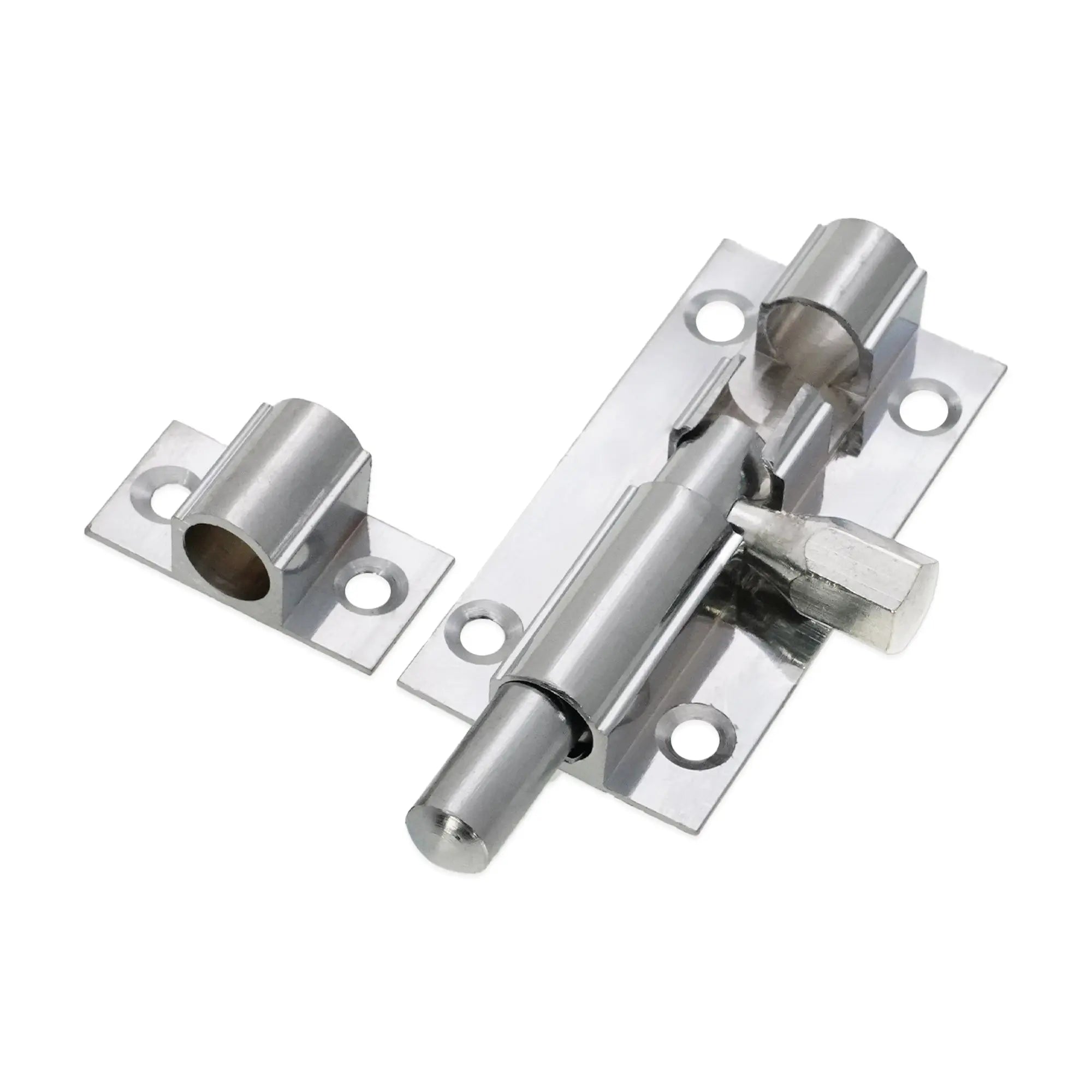 Brass Barrel Bolt 50mm Polished Chrome Spira