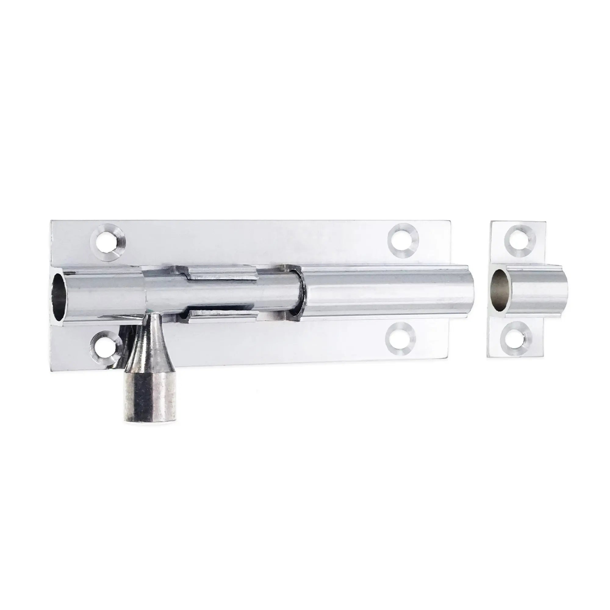 Brass Barrel Bolt 75mm Polished Chrome Spira