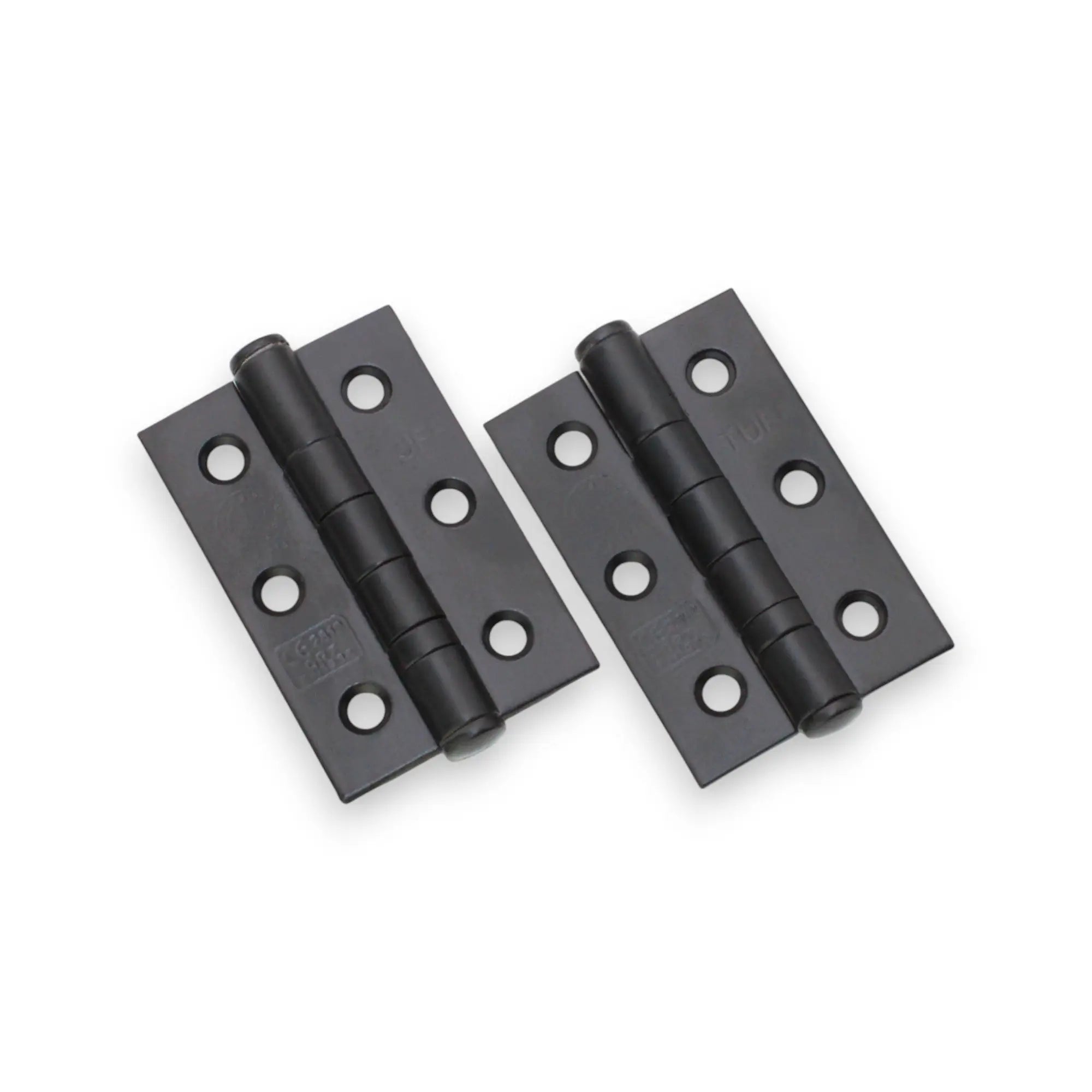 CE7 Mild Steel BB Butt Hinge - Matt Black Spira