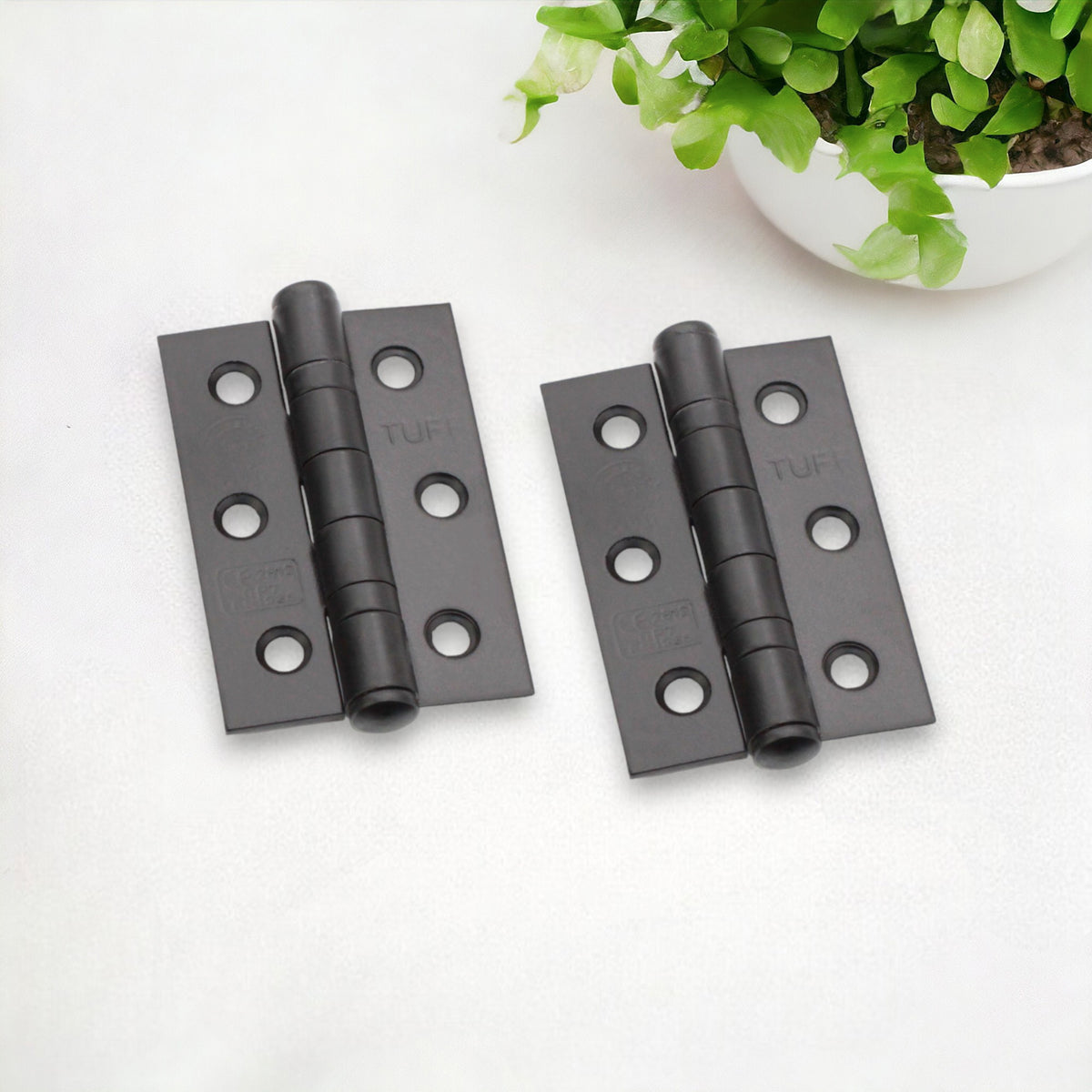 CE7 Mild Steel BB Butt Hinge - Matt Black