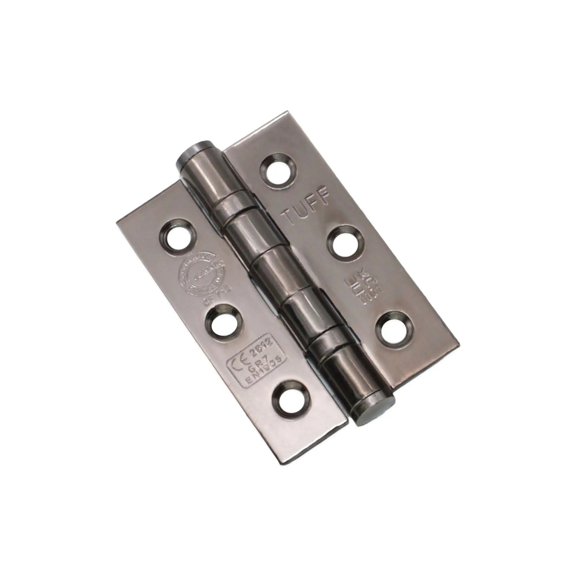 CE7 Mild Steel BB Butt Hinge - Black Nickel Spira