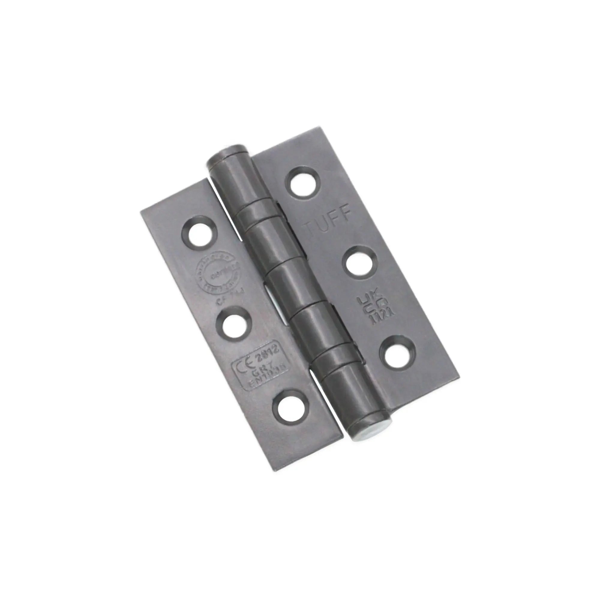 CE7 Mild Steel BB Butt Hinge - Gunmetal Grey Spira