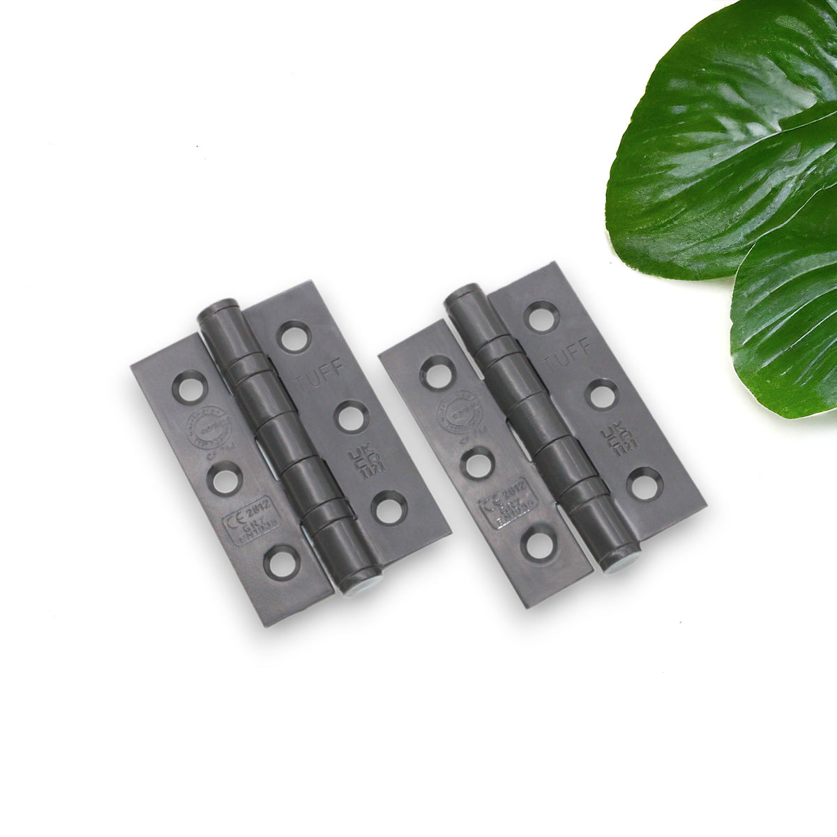 CE7 Mild Steel BB Butt Hinge - Gunmetal Grey