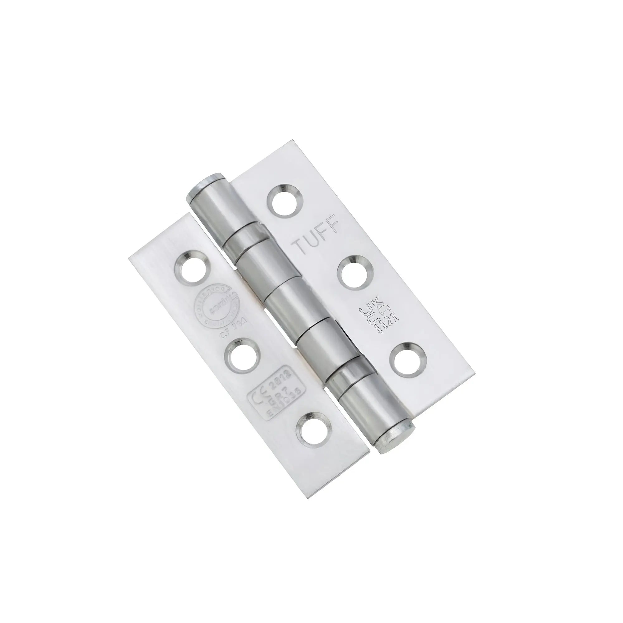 CE7 Mild Steel BB Butt Hinge - Satin Chrome Spira