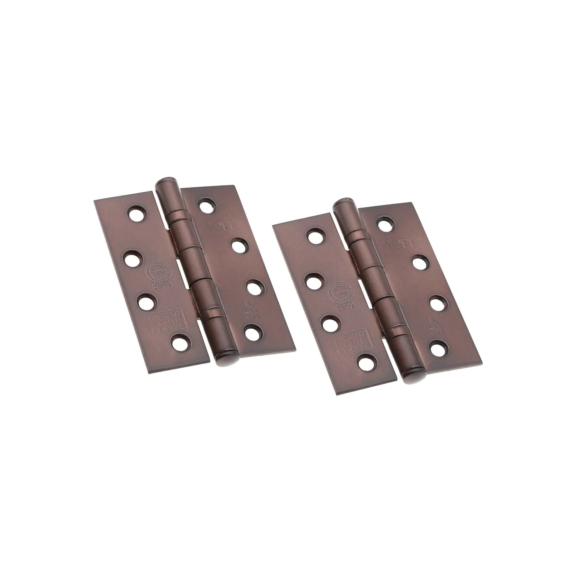CE11 Mild Steel BB Butt Hinge - Aged Bronze Spira