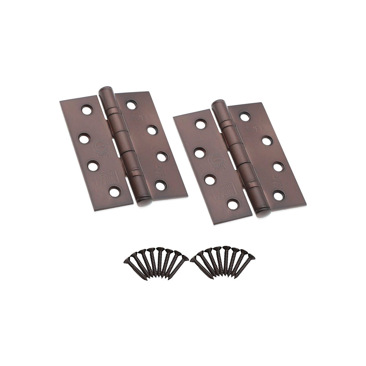CE11 Mild Steel BB Butt Hinge - Aged Bronze