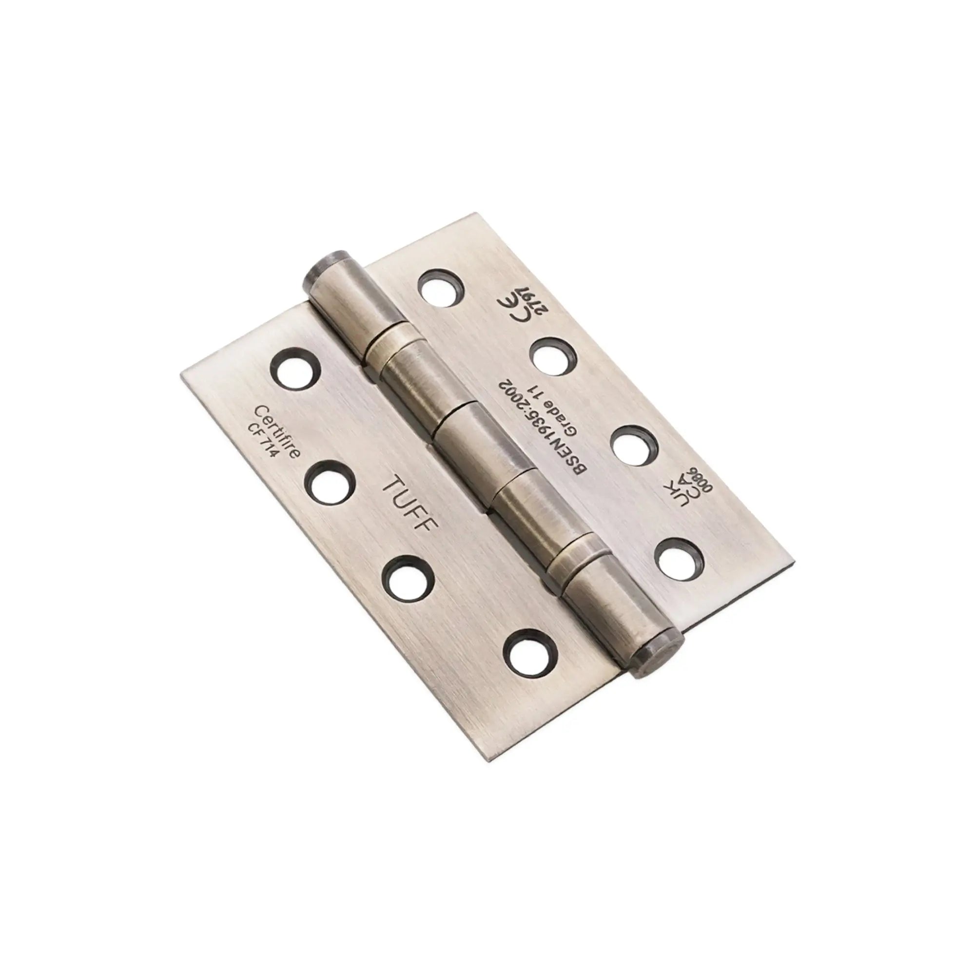 CE11 Mild Steel BB Butt Hinge - Aged Brass Spira