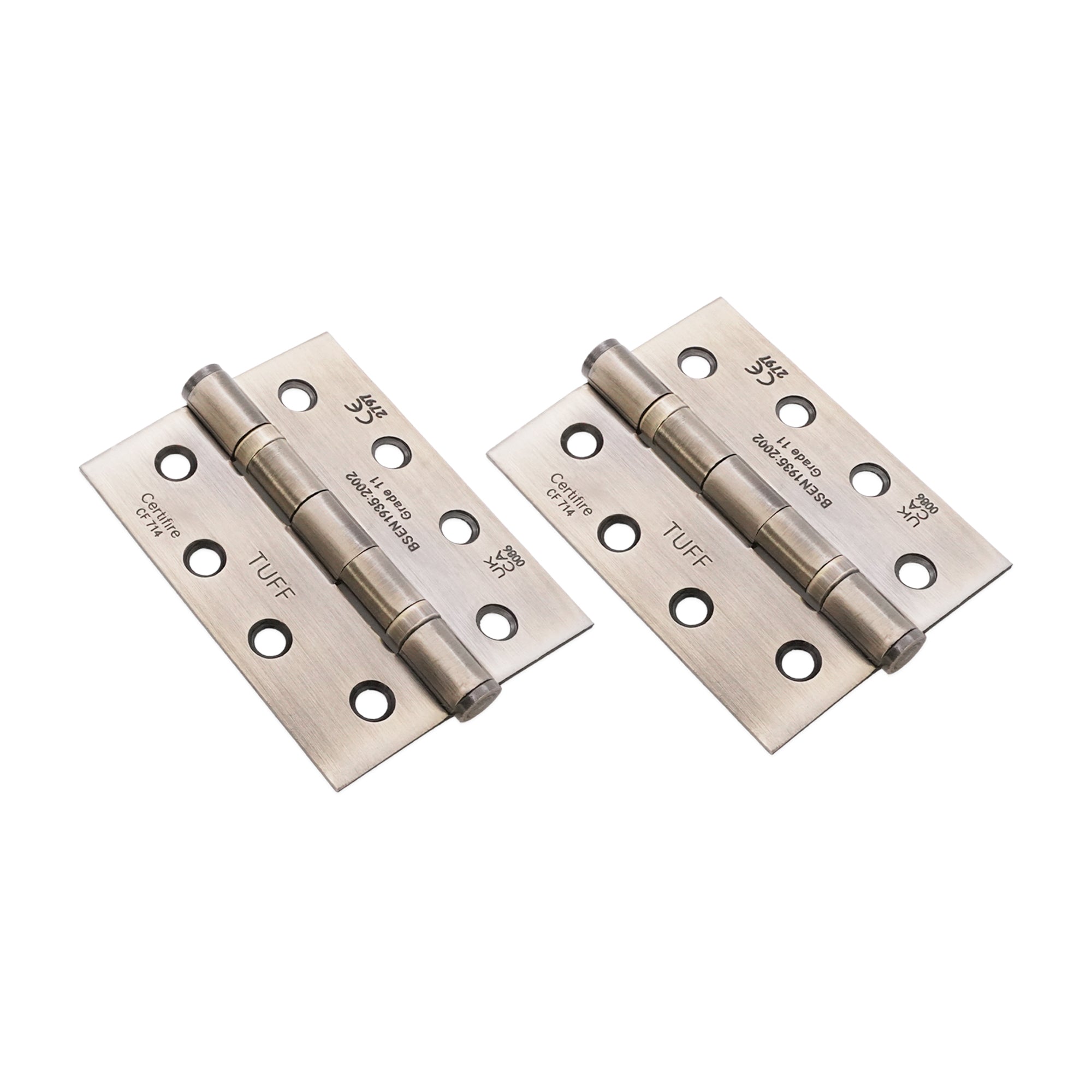 CE11 Mild Steel BB Butt Hinge - Aged Brass