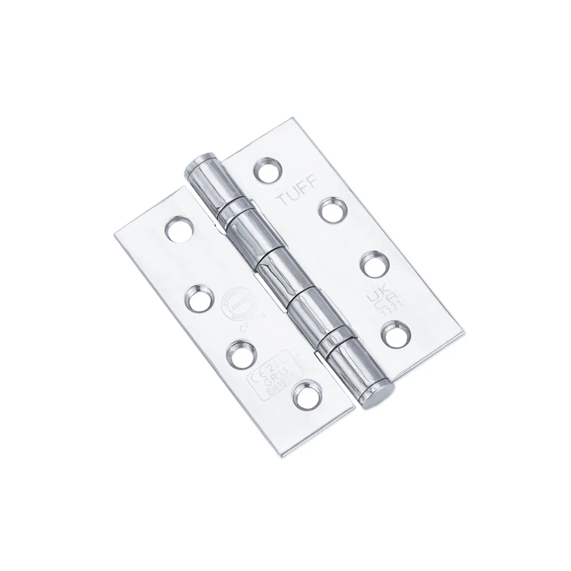 CE13 Stainless Steel BB Hinge - Polished Chrome Spira