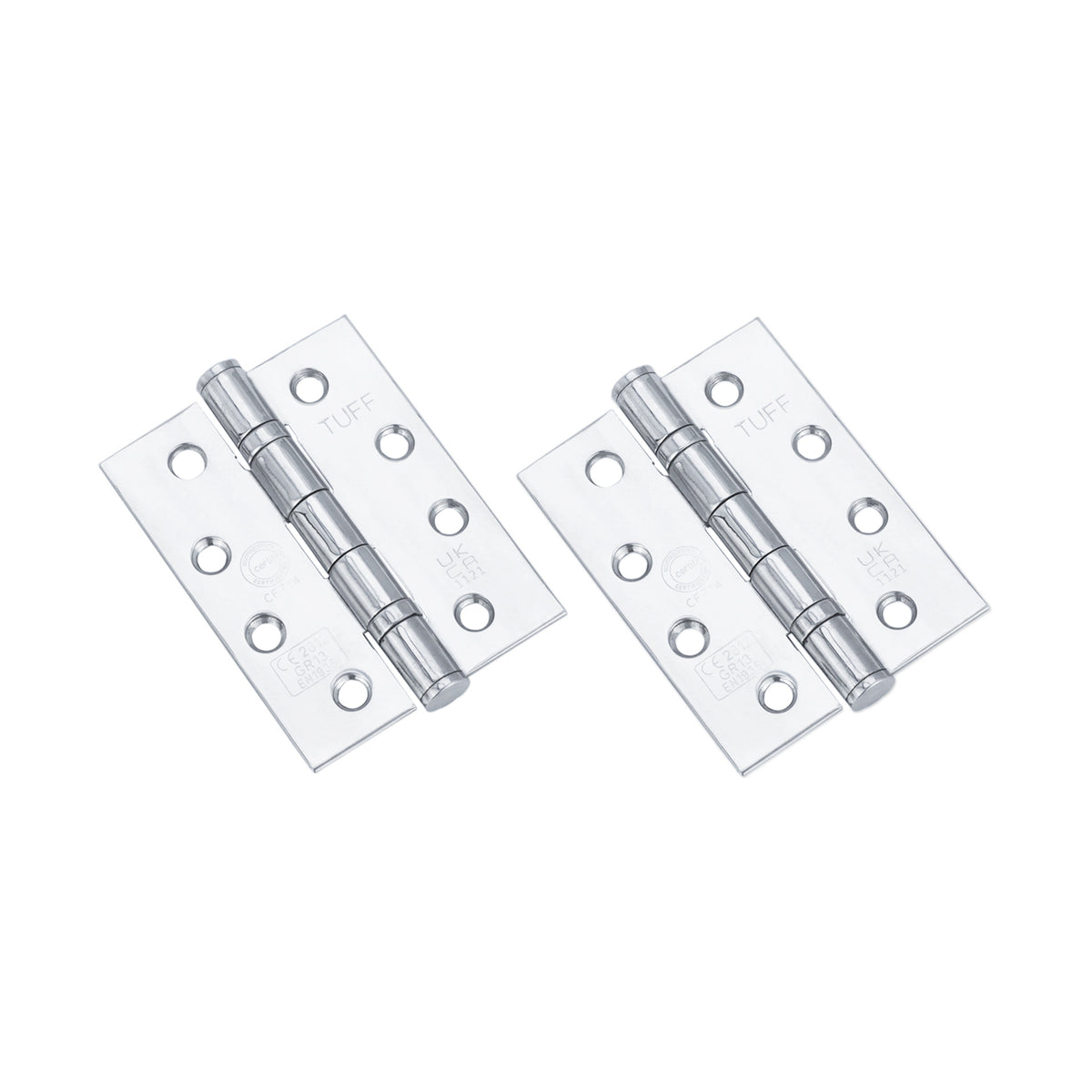 CE13 Stainless Steel BB Hinge - Polished Chrome