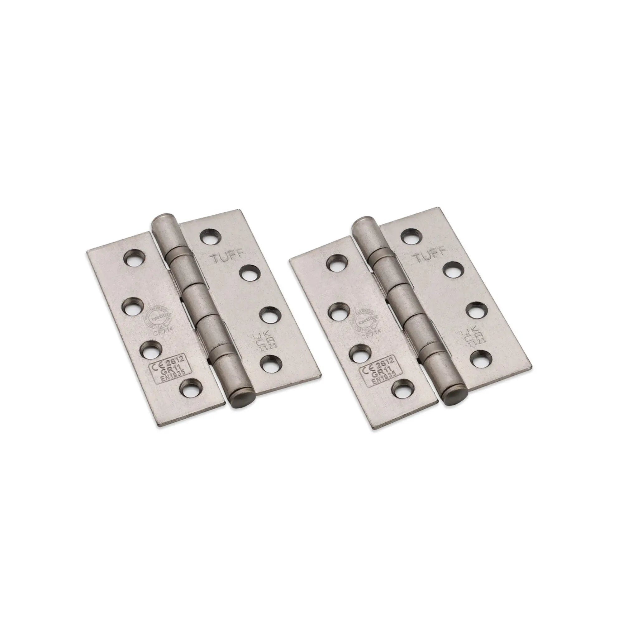CE11 Mild Steel BB Butt Hinge - Pewter Spira