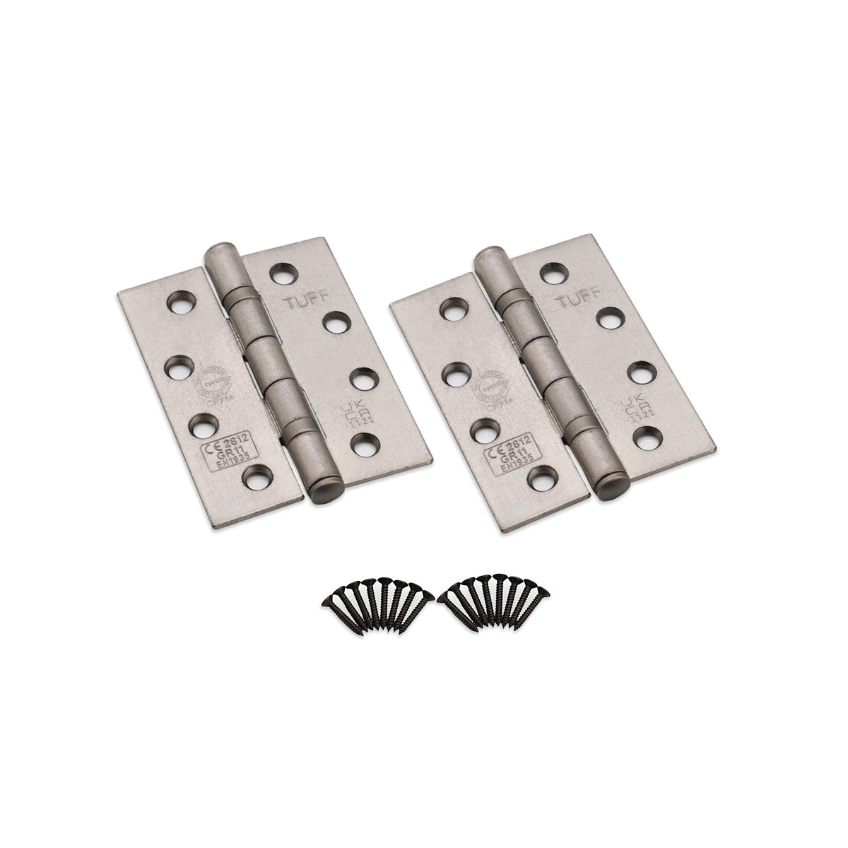 CE11 Mild Steel BB Butt Hinge - Pewter