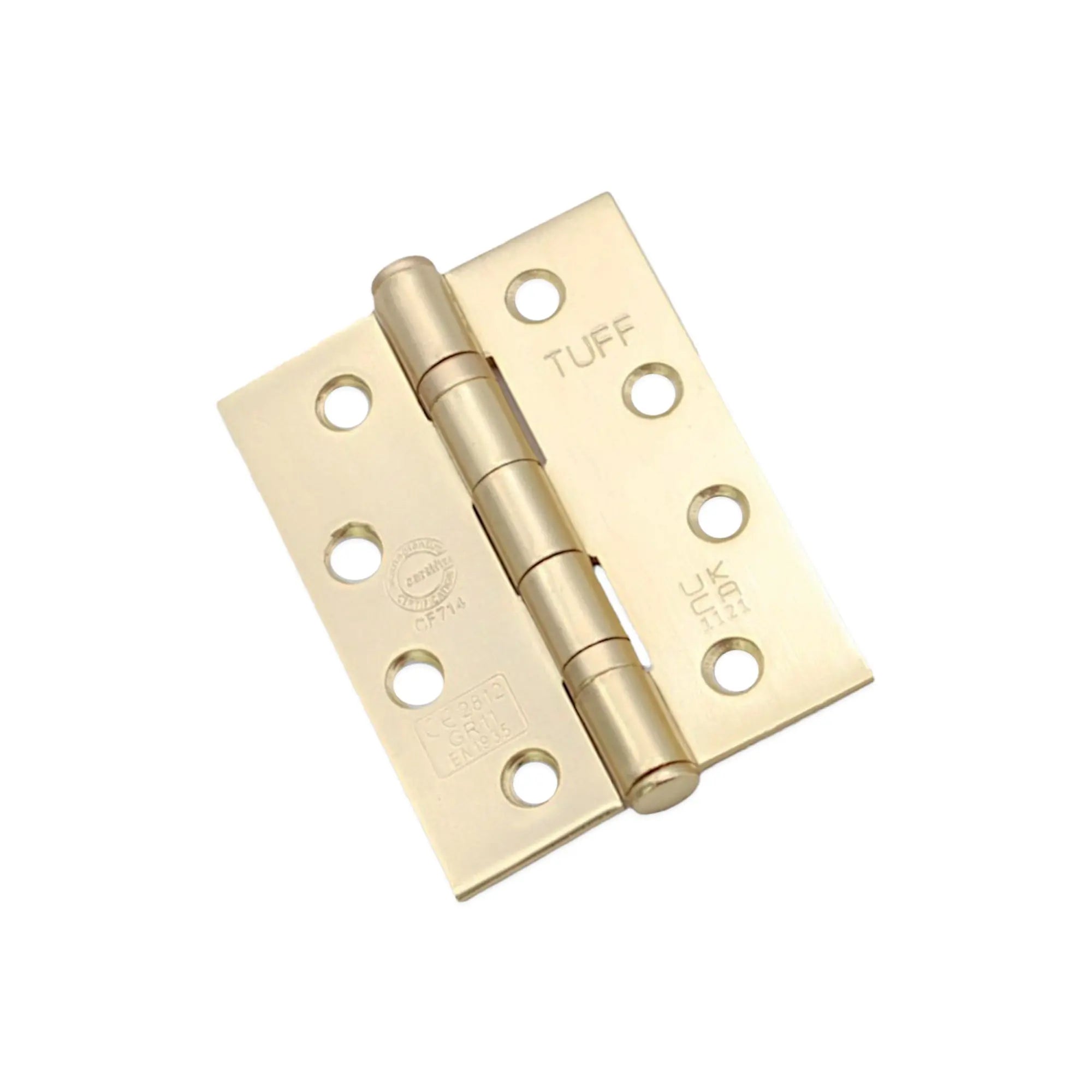 CE11 Mild Steel BB Butt Hinge - Satin Brass Spira