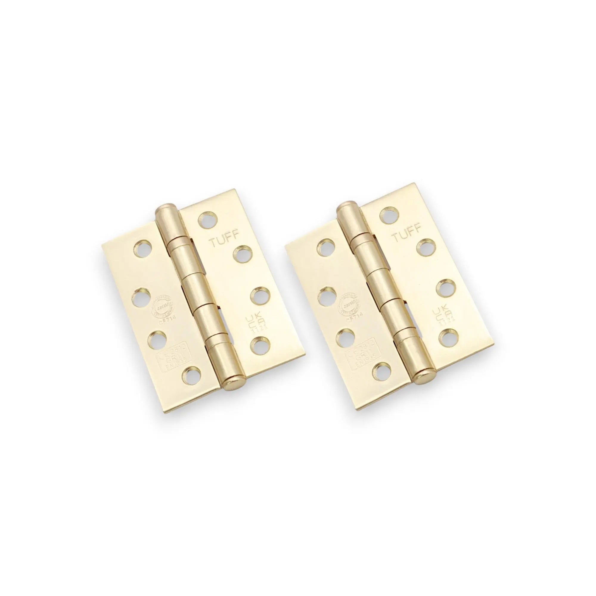 CE11 Mild Steel BB Butt Hinge - Satin Brass Spira