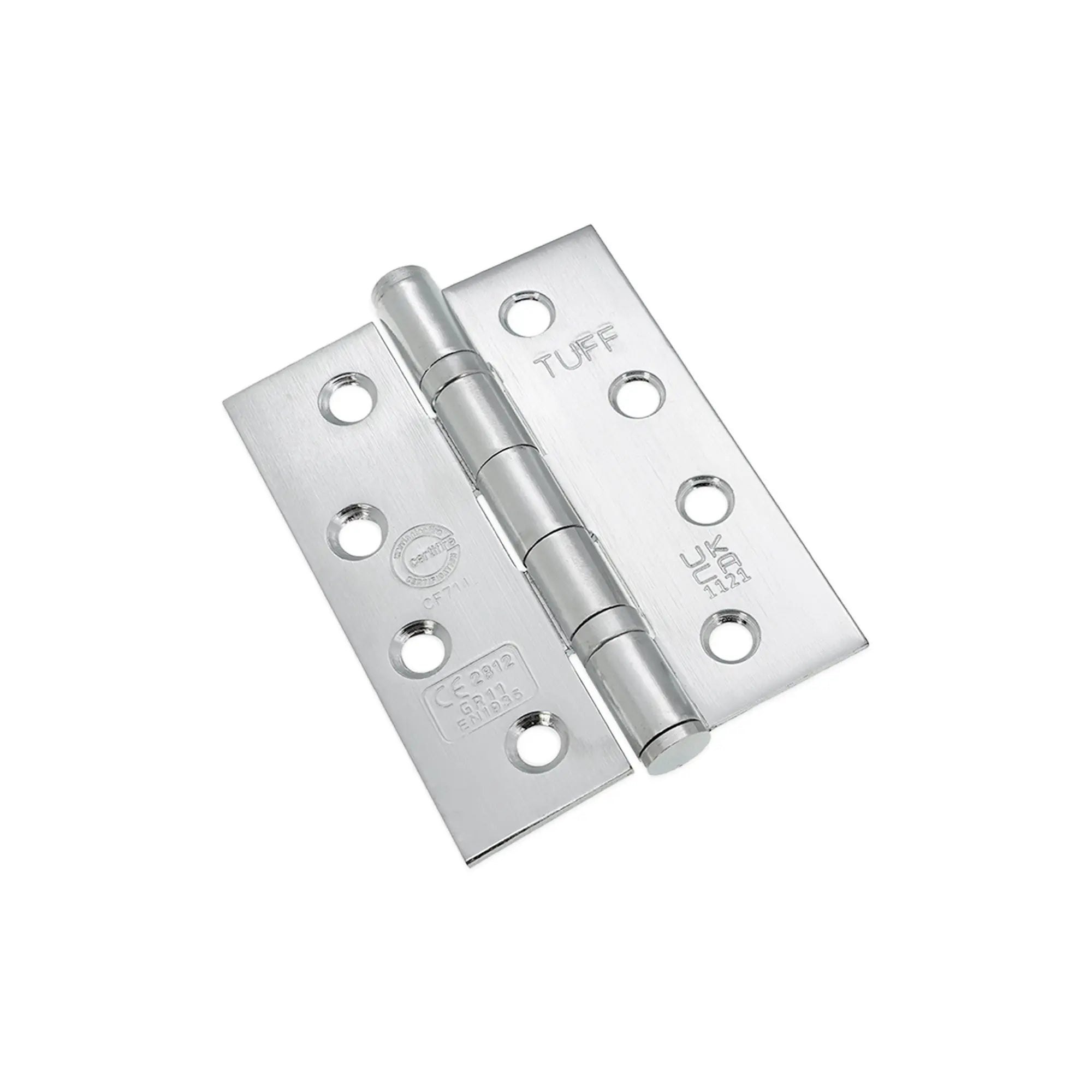 CE11 Mild Steel BB Butt Hinge - Satin Chrome Spira
