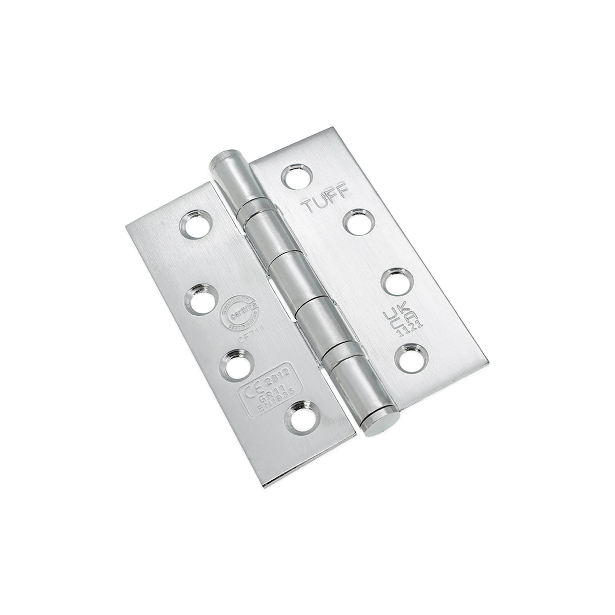 CE11 Mild Steel BB Butt Hinge - Satin Chrome