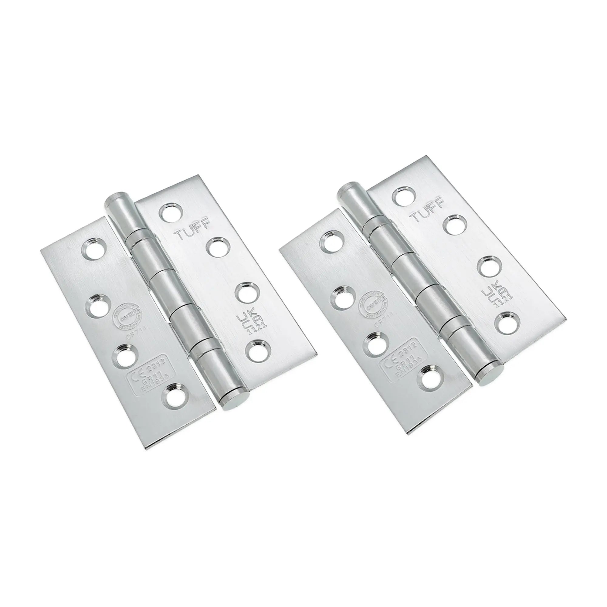 CE11 Mild Steel BB Butt Hinge - Satin Chrome Spira