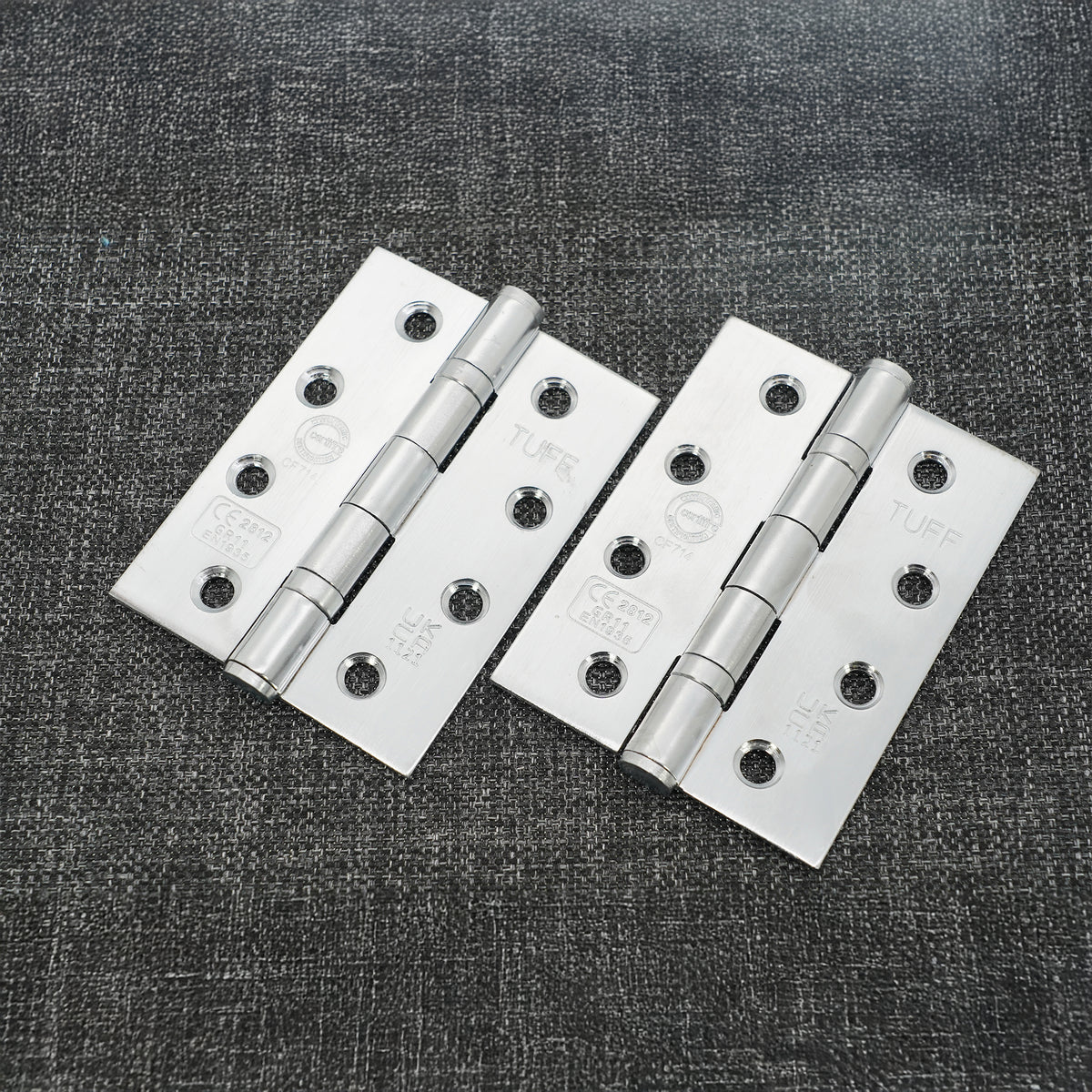 CE11 Mild Steel BB Butt Hinge - Satin Chrome