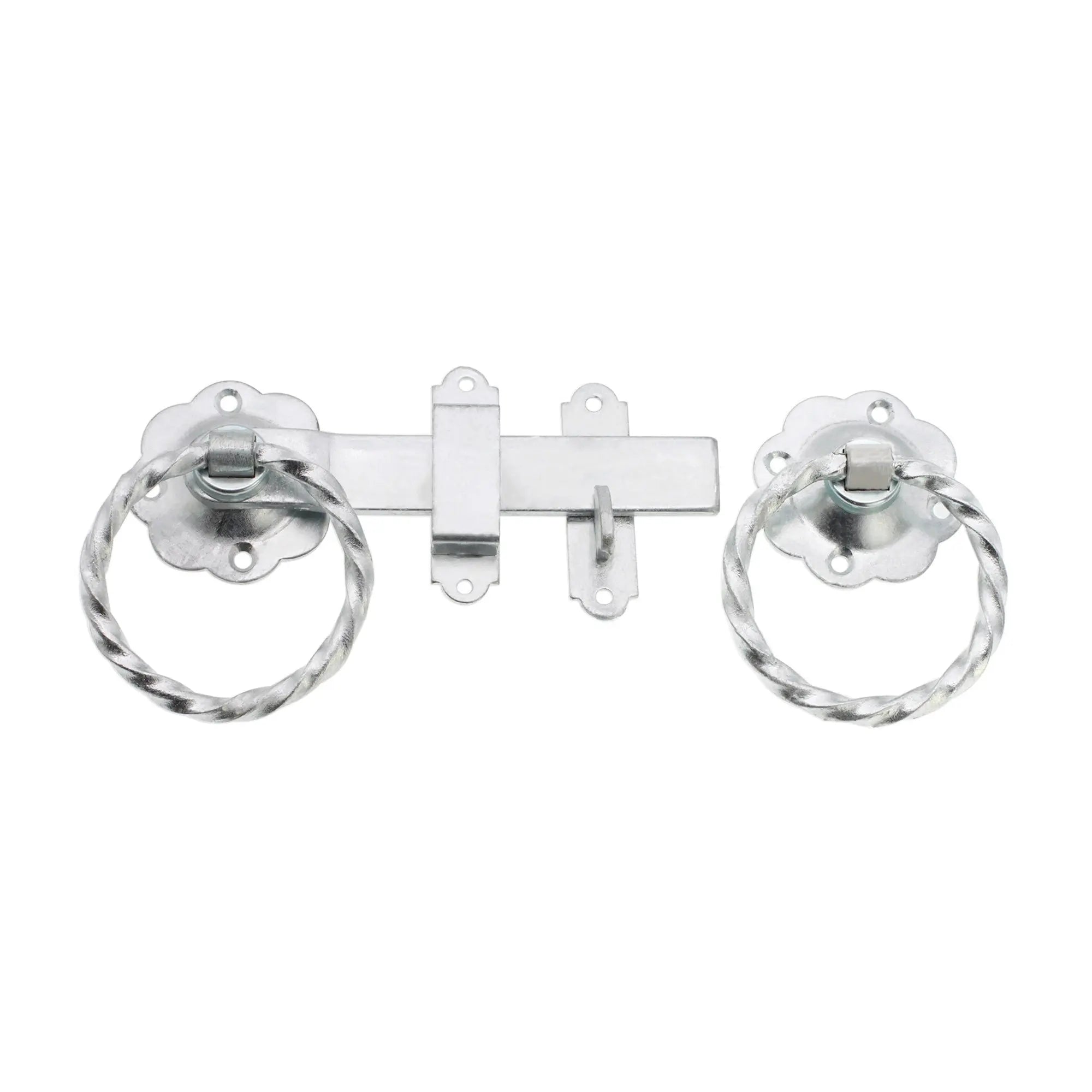 Ring Gate Latch - Twisted Zinc Spira