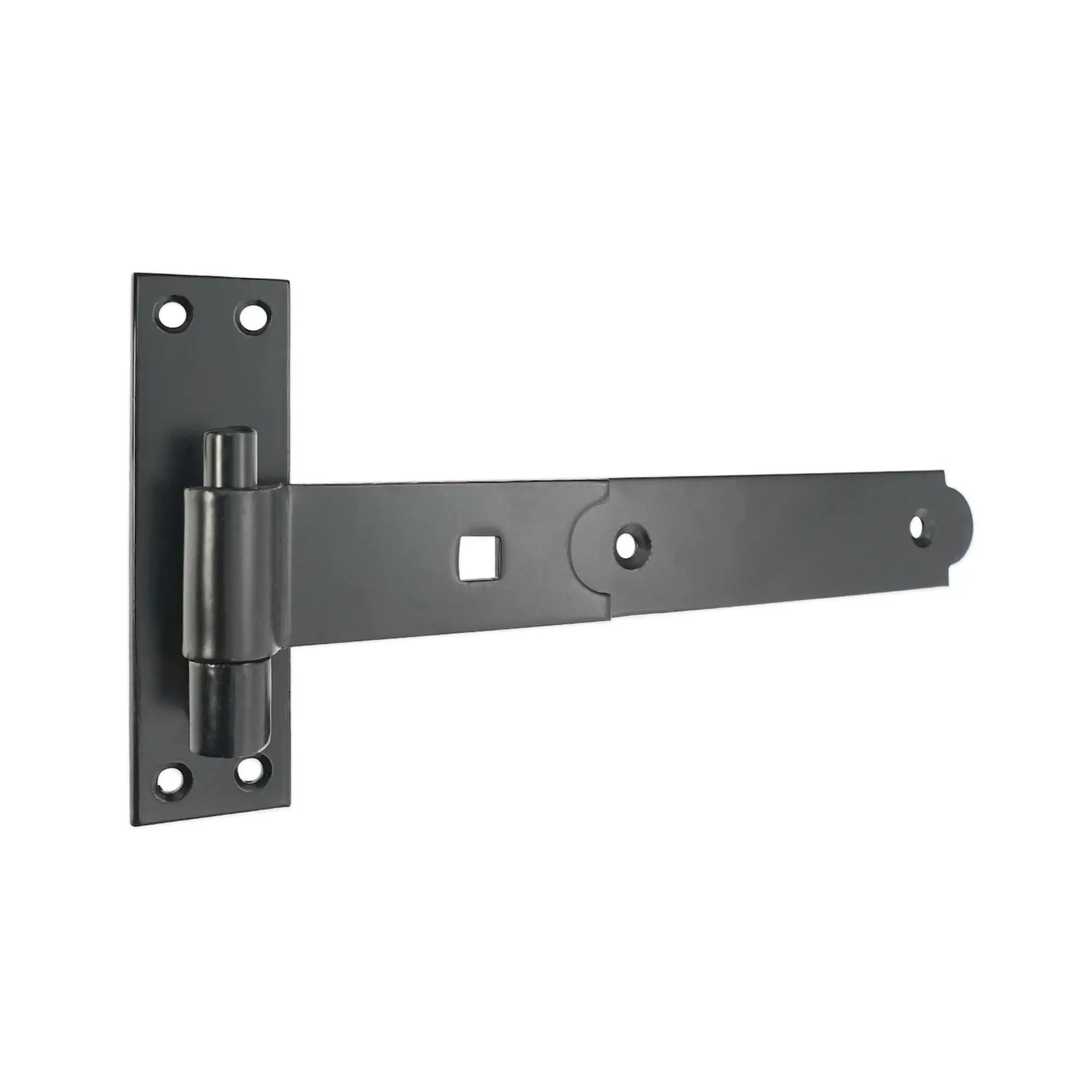 Hook and Band Hinge - Straight 10" - 250mm Black Spira