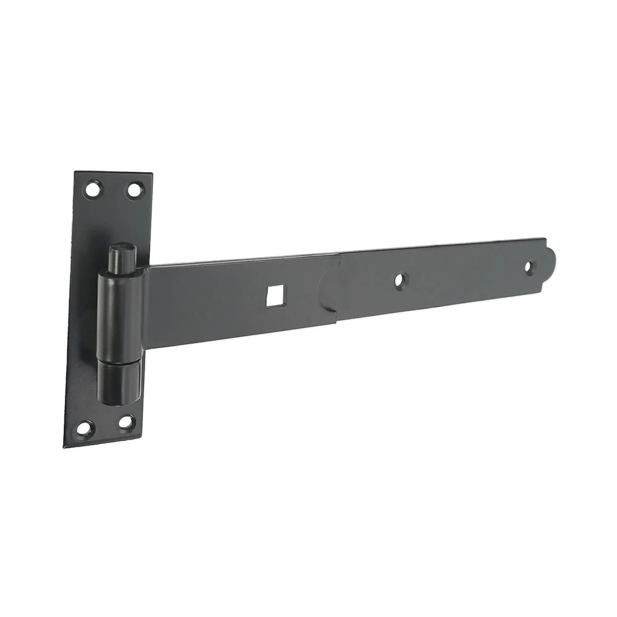 Hook and Band Hinge - Straight 12" - 300mm Black Spira