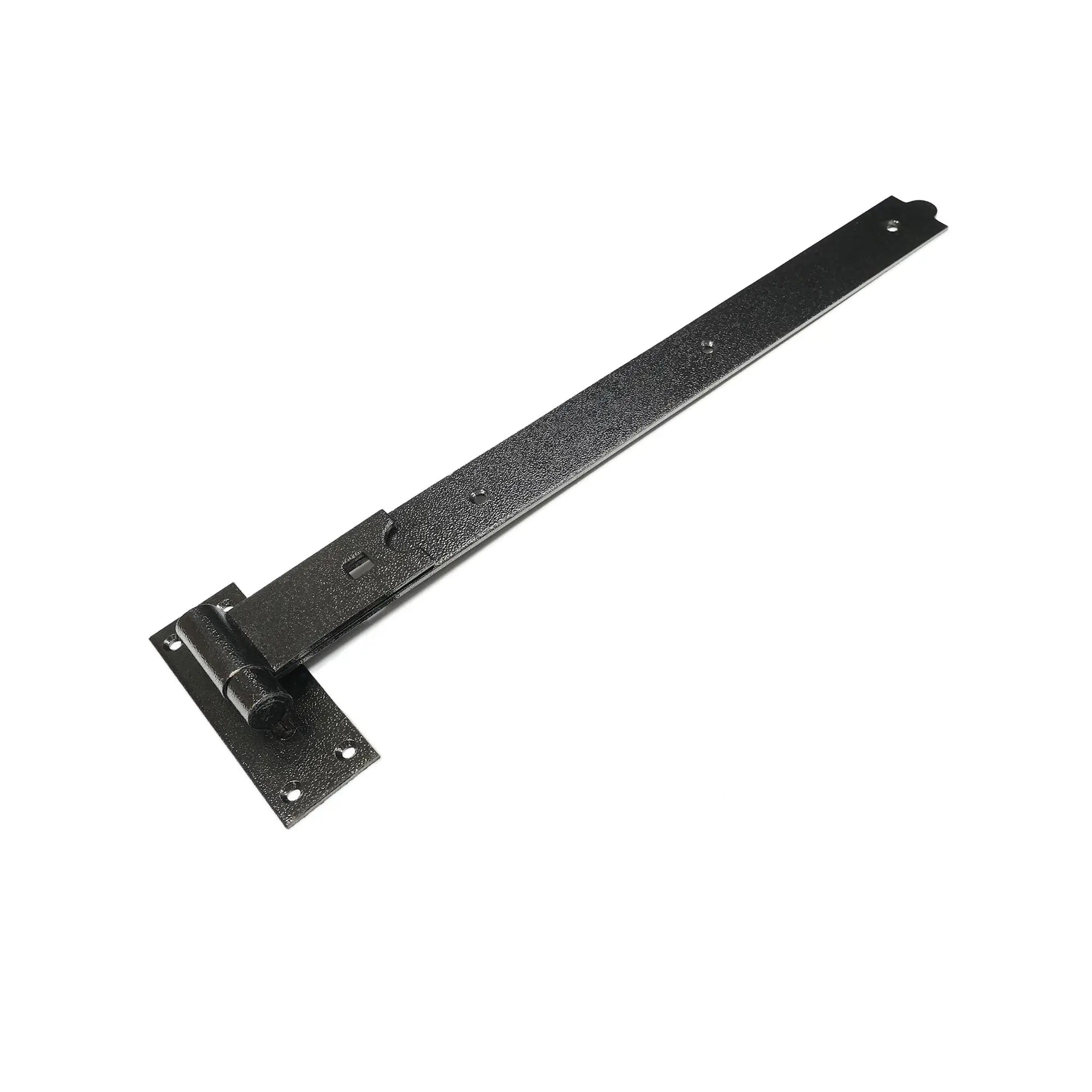 Hook and Band Hinge - Straight 24" - 600mm Black Spira
