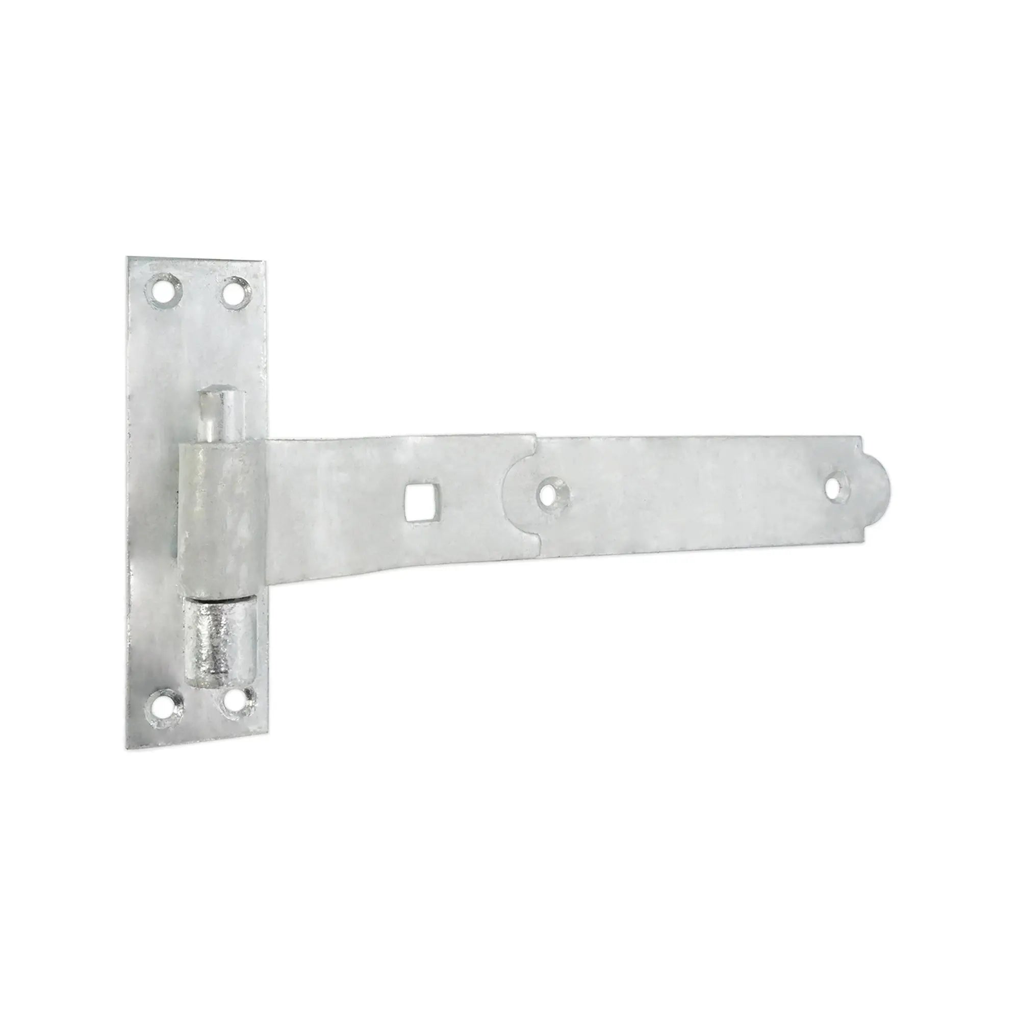 Hook and Band Hinge - Cranked 10" - 250mm Galvanised Spira