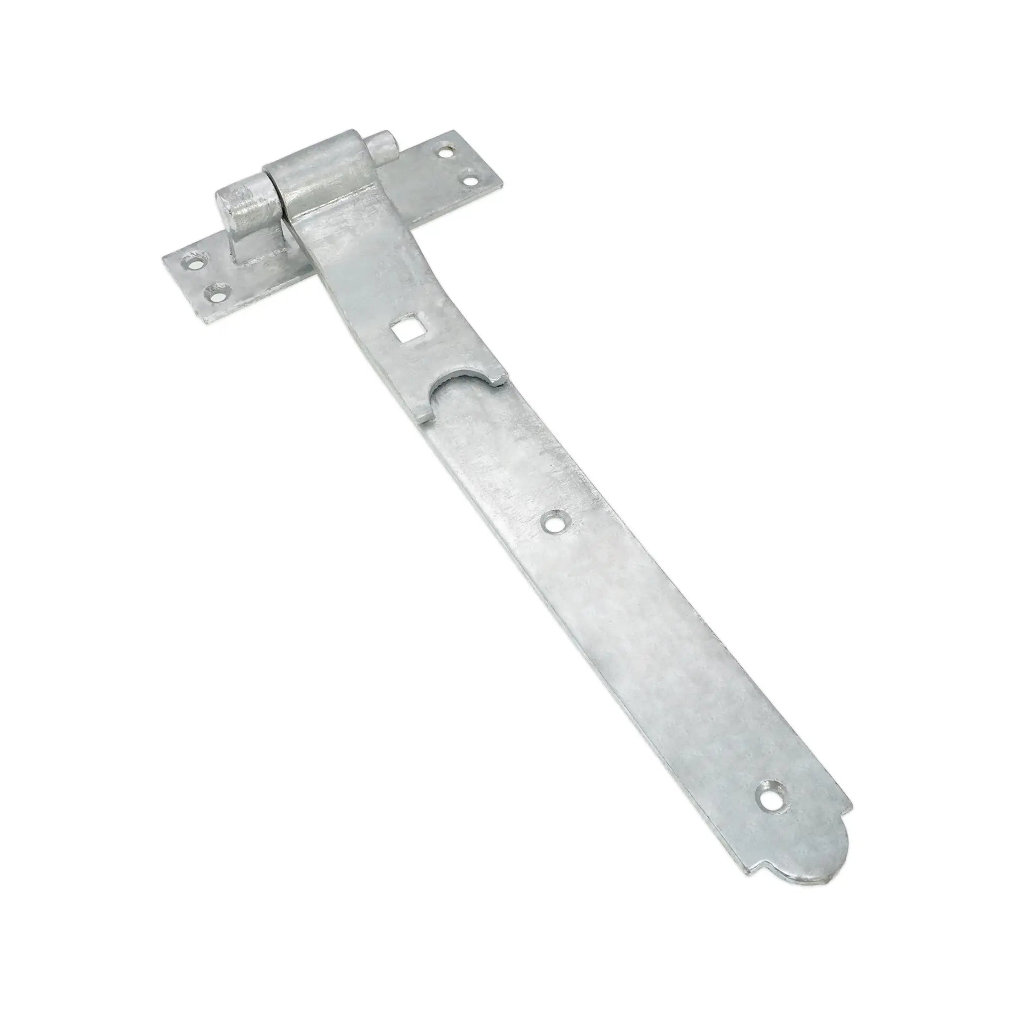 Hook and Band Hinge - Cranked 12" - 300mm Galvanised Spira