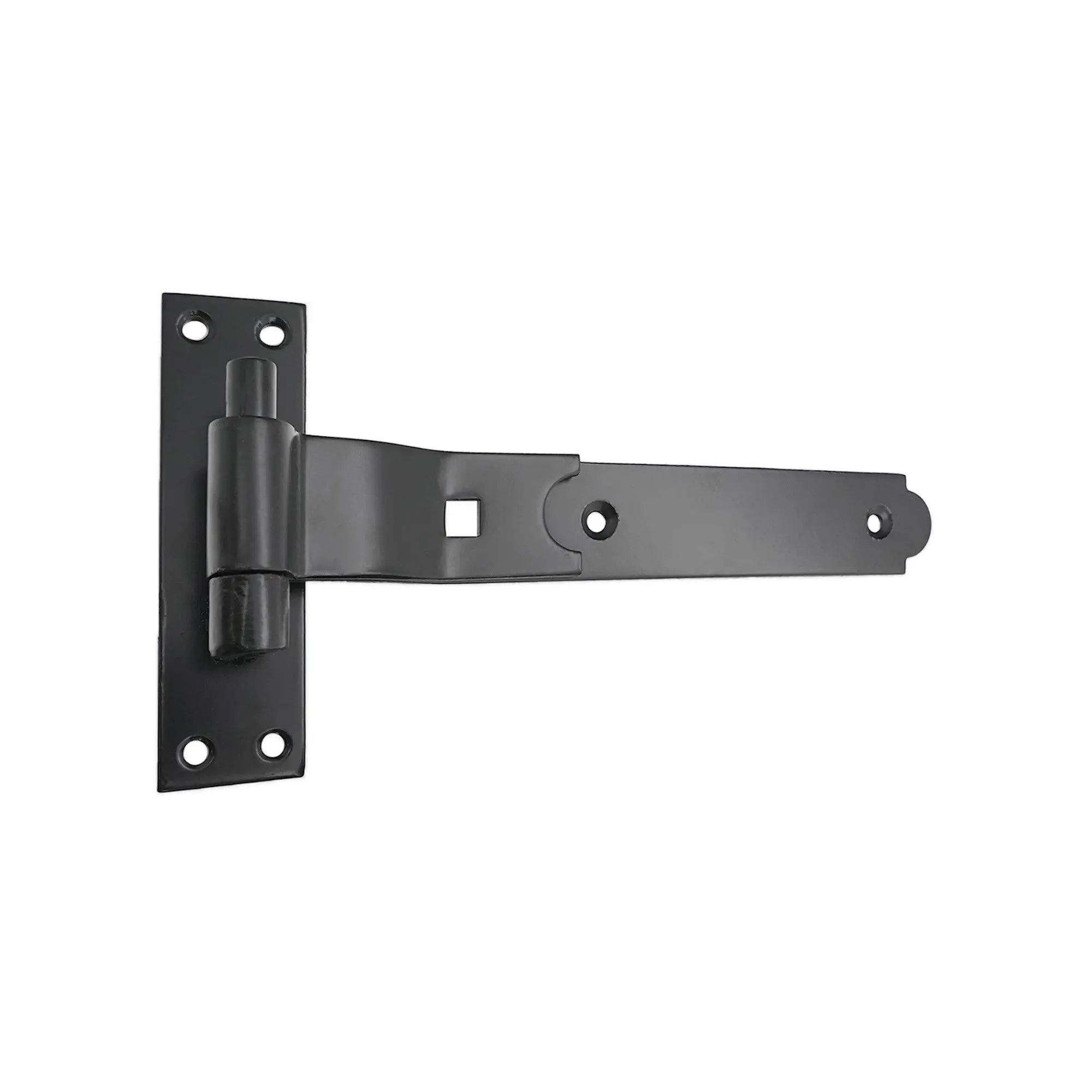 Hook and Band Hinge - Cranked 10" - 250mm Black Spira