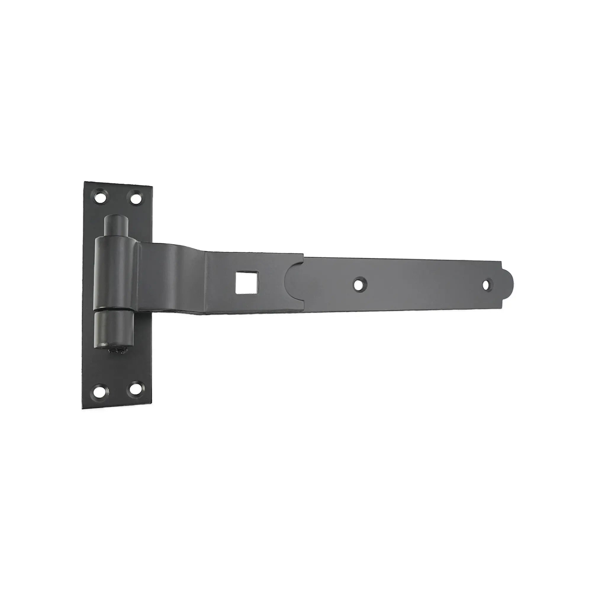 Hook and Band Hinge - Cranked 12" - 300mm Black Spira