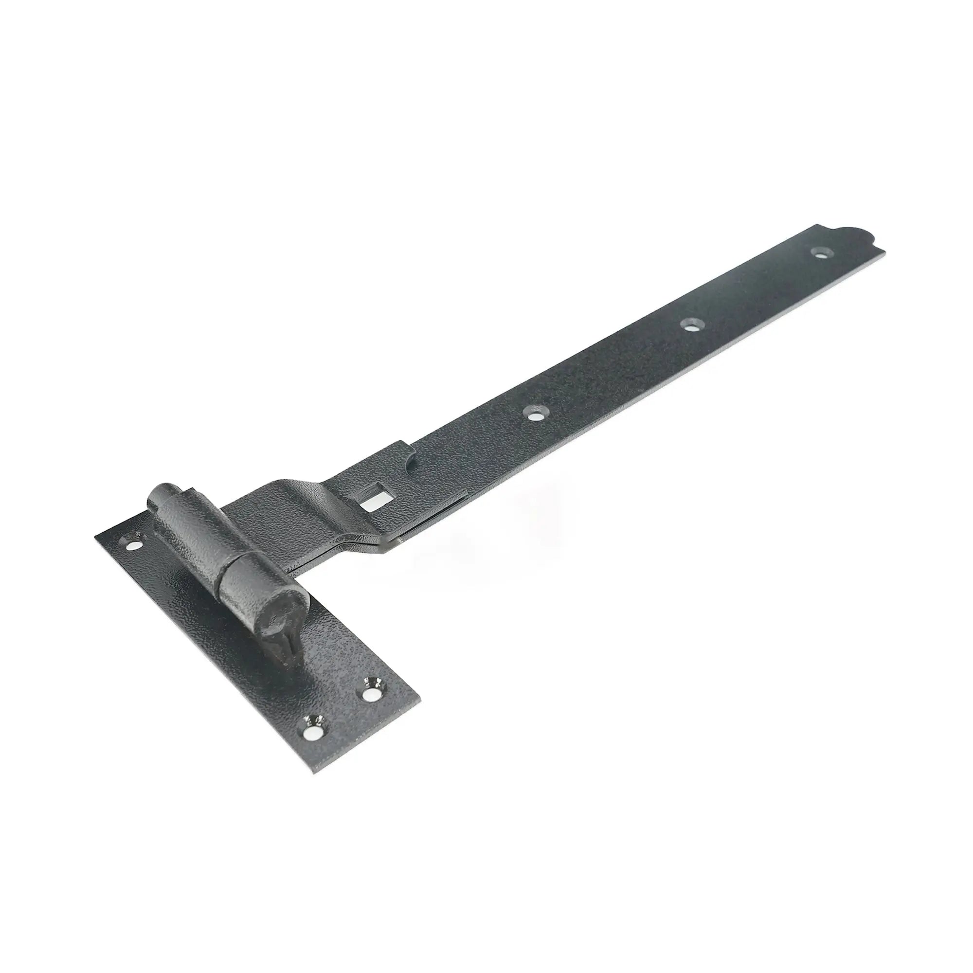 Hook and Band Hinge - Cranked 18" - 450mm Black Spira