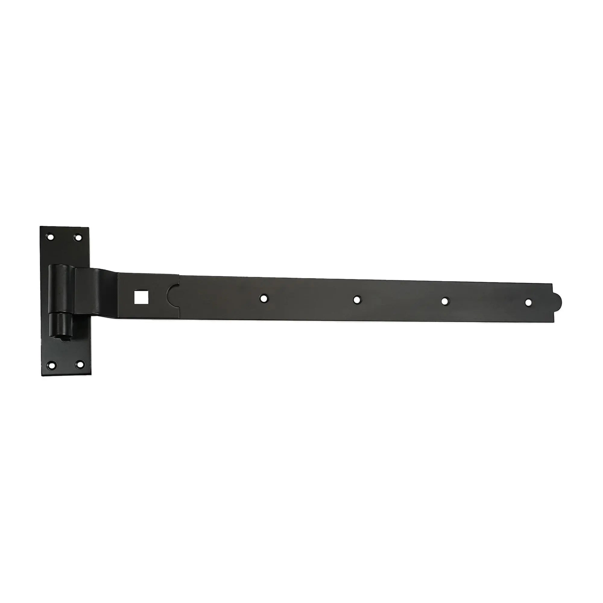 Hook and Band Hinge - Cranked 24" - 600mm Black Spira