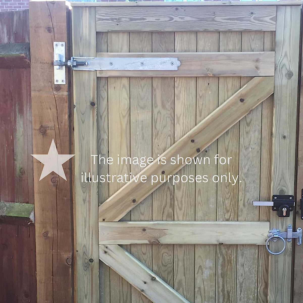 Hook and Band Hinge - Adjustable 12" - 300mm Galvanised