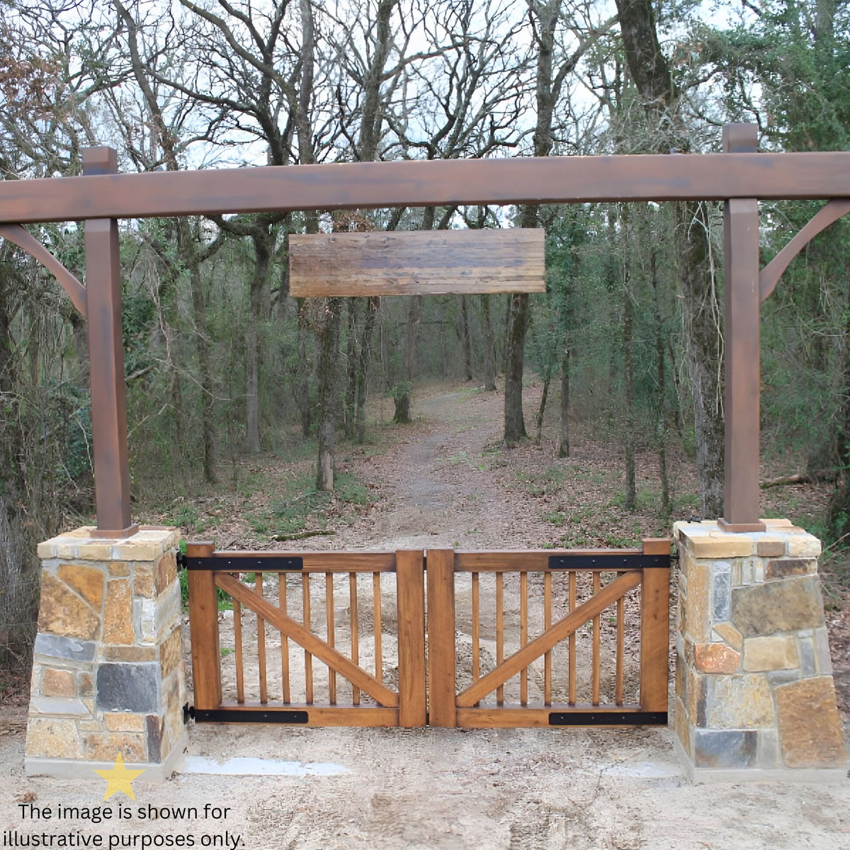 Field Gate Kit - Adjustable 12" - 300mm Black