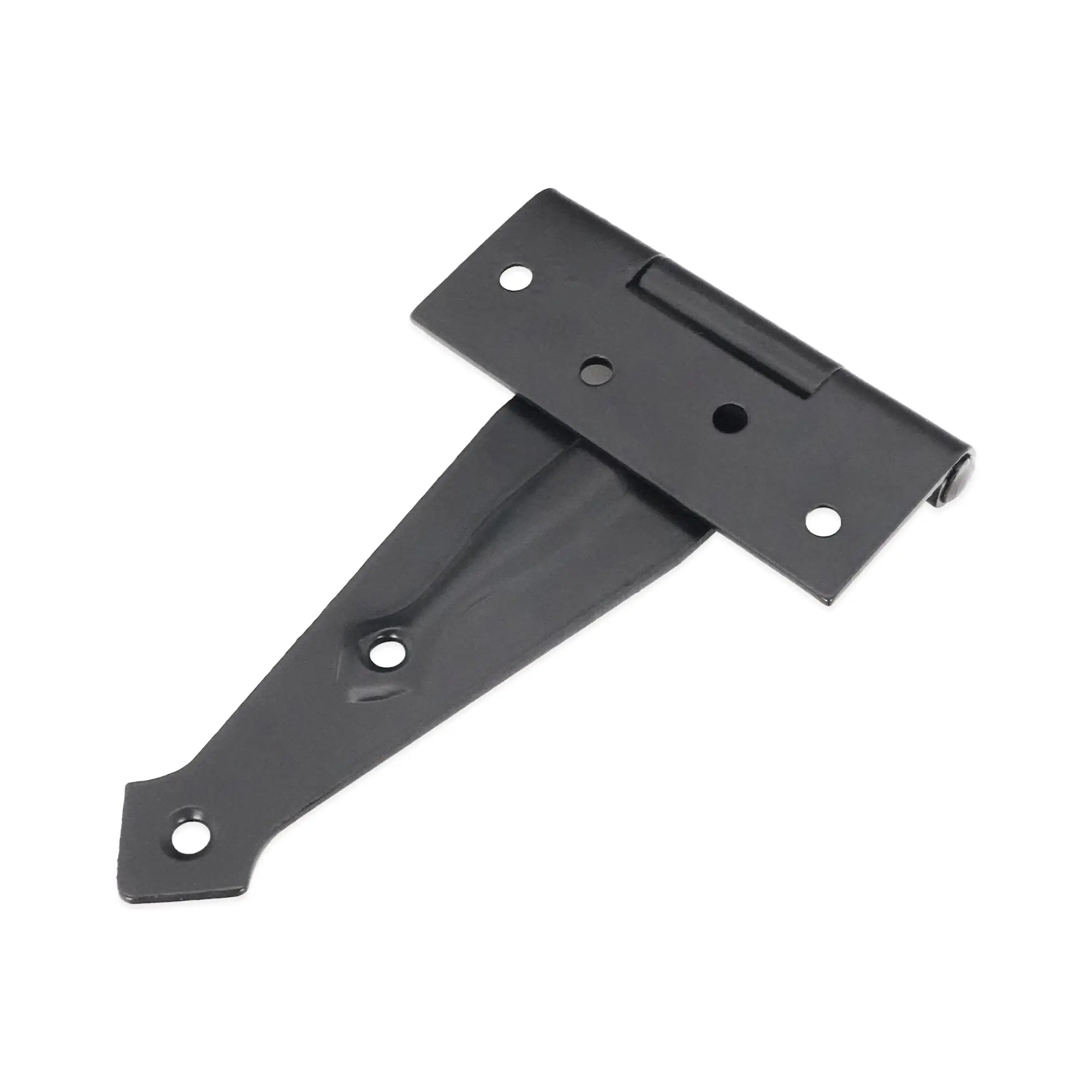 Decorative 6" Hinge Black Spira