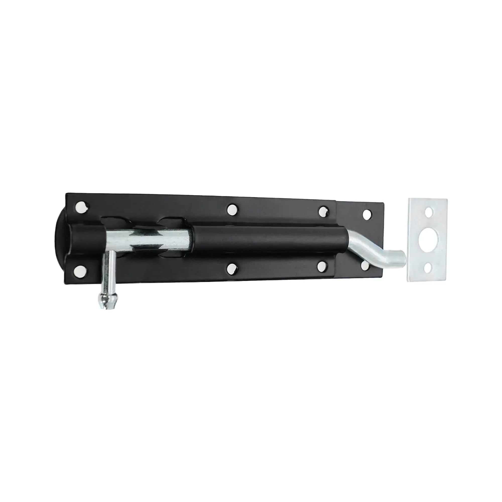 Iron Barrel Bolt - Necked 6" Black Spira
