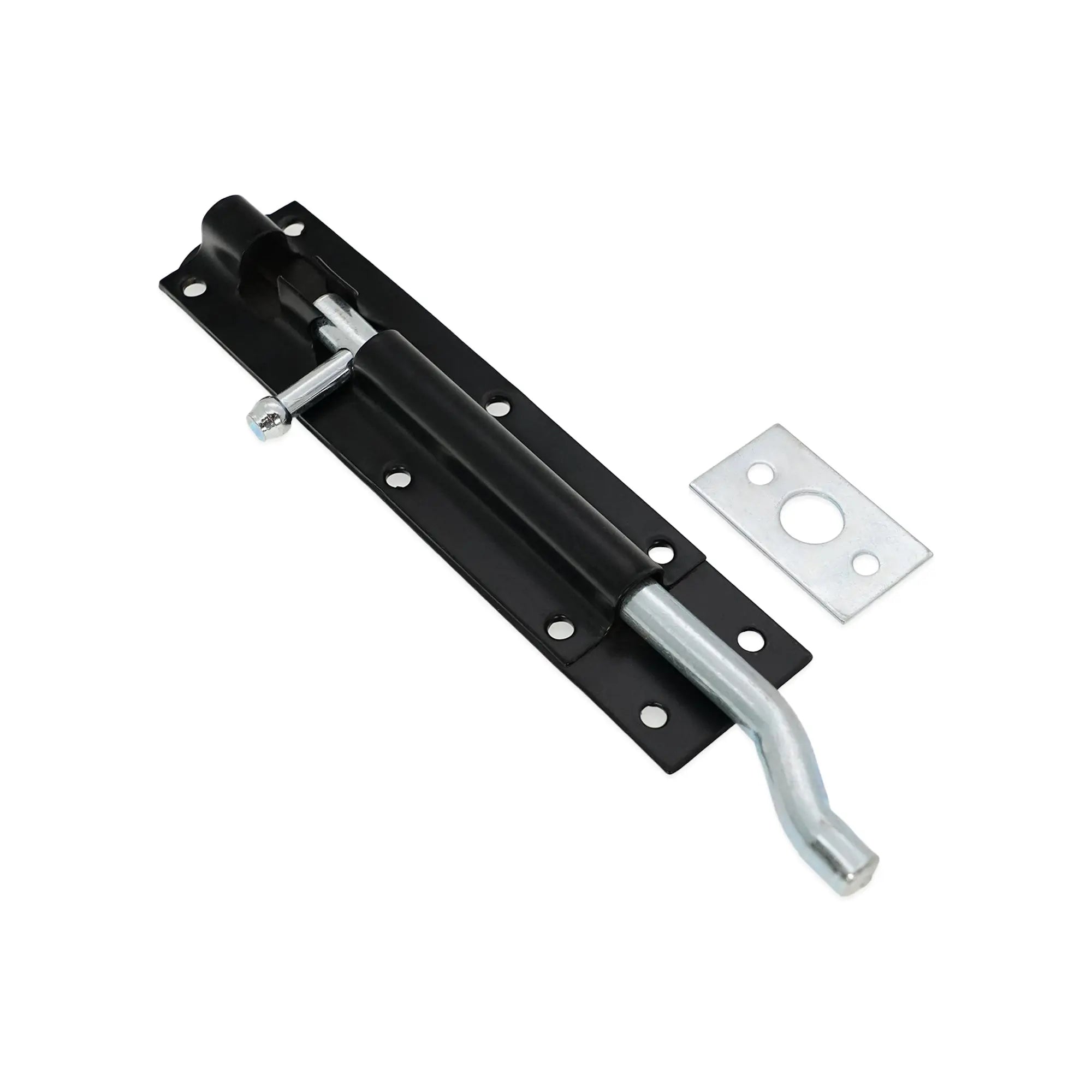 Iron Barrel Bolt - Necked 6" Black Spira