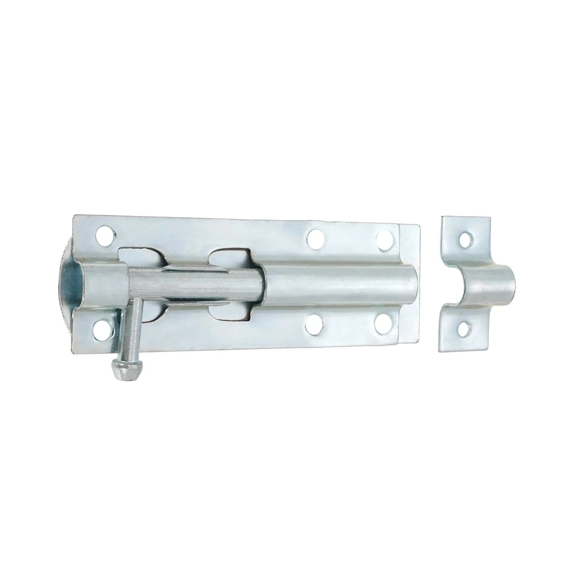 Iron Barrel Bolt - Straight 4" Zinc Spira
