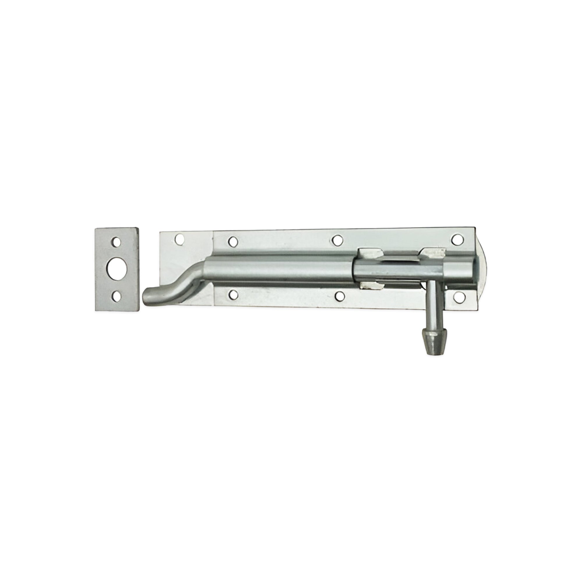 Iron Barrel Bolt - Necked 4" Zinc