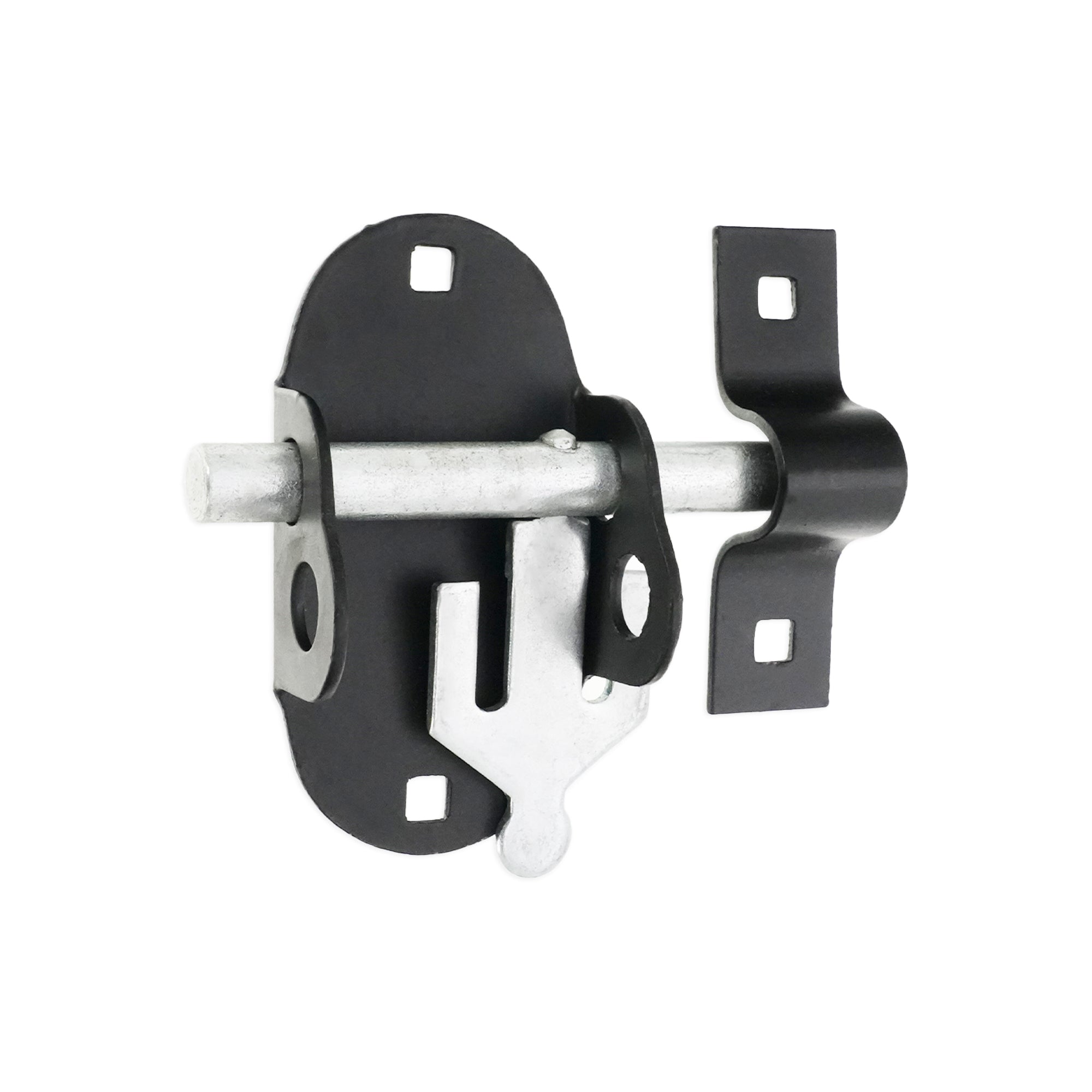 Iron Oval Pad Bolt Black