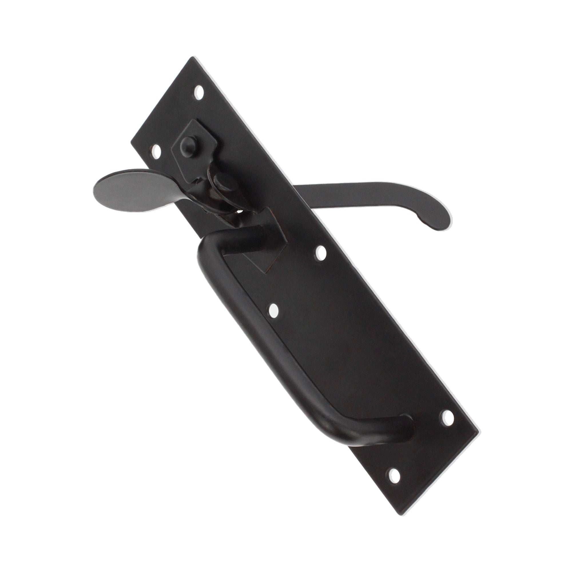 Iron Suffolk Latch Black