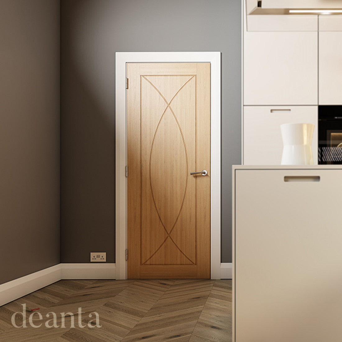 Amalfi Interior Oak door Deanta life